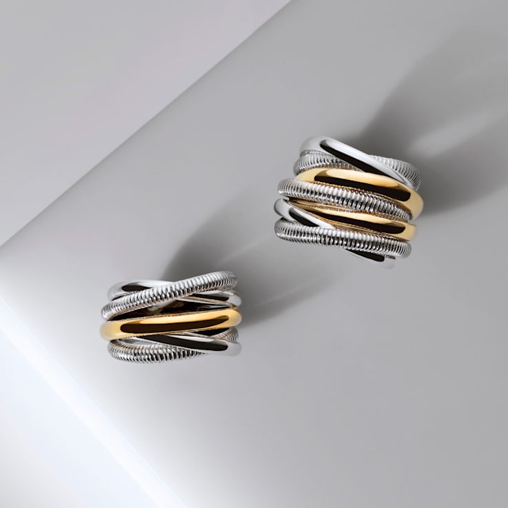 アクセサリー ROAD x CANVAS / MB RING 10th LIMITED John Hardy JH Essential Crossover Ring Size 7 Gold|Silver