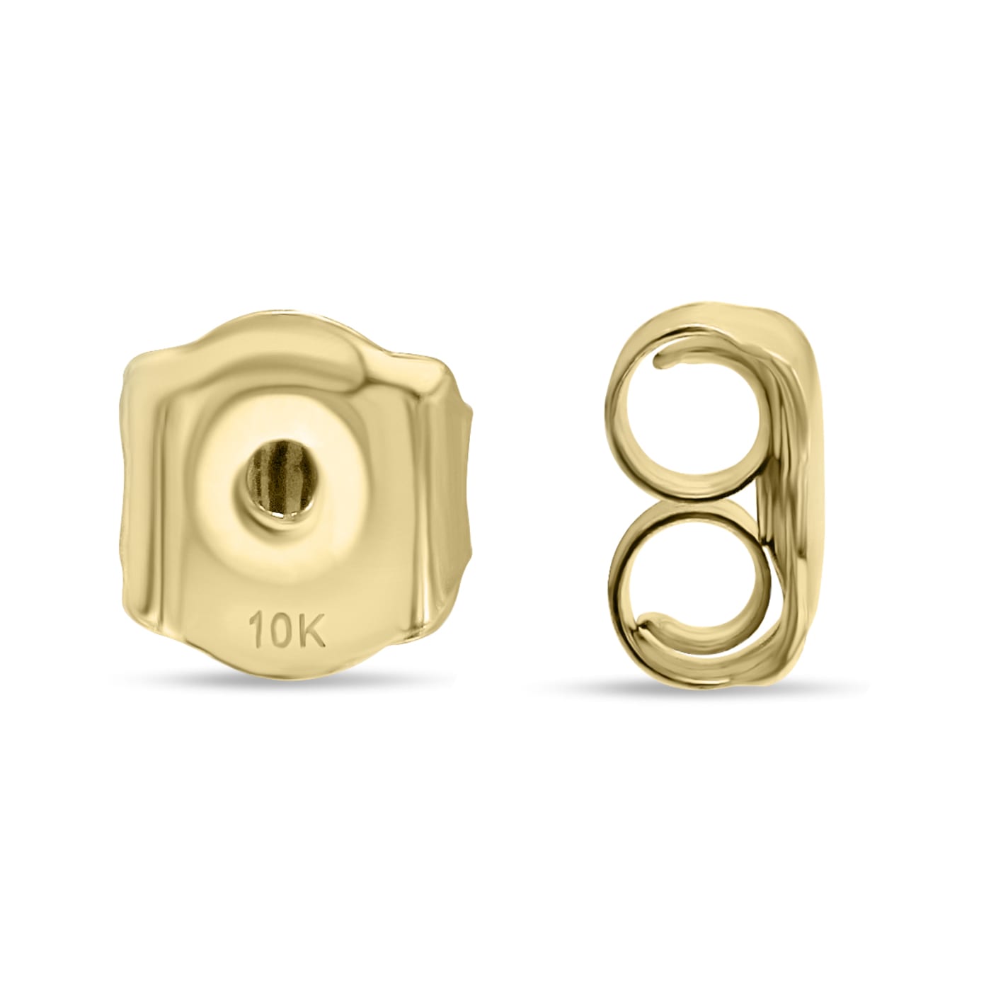 Open Circle Stud Earrings 10K Gold