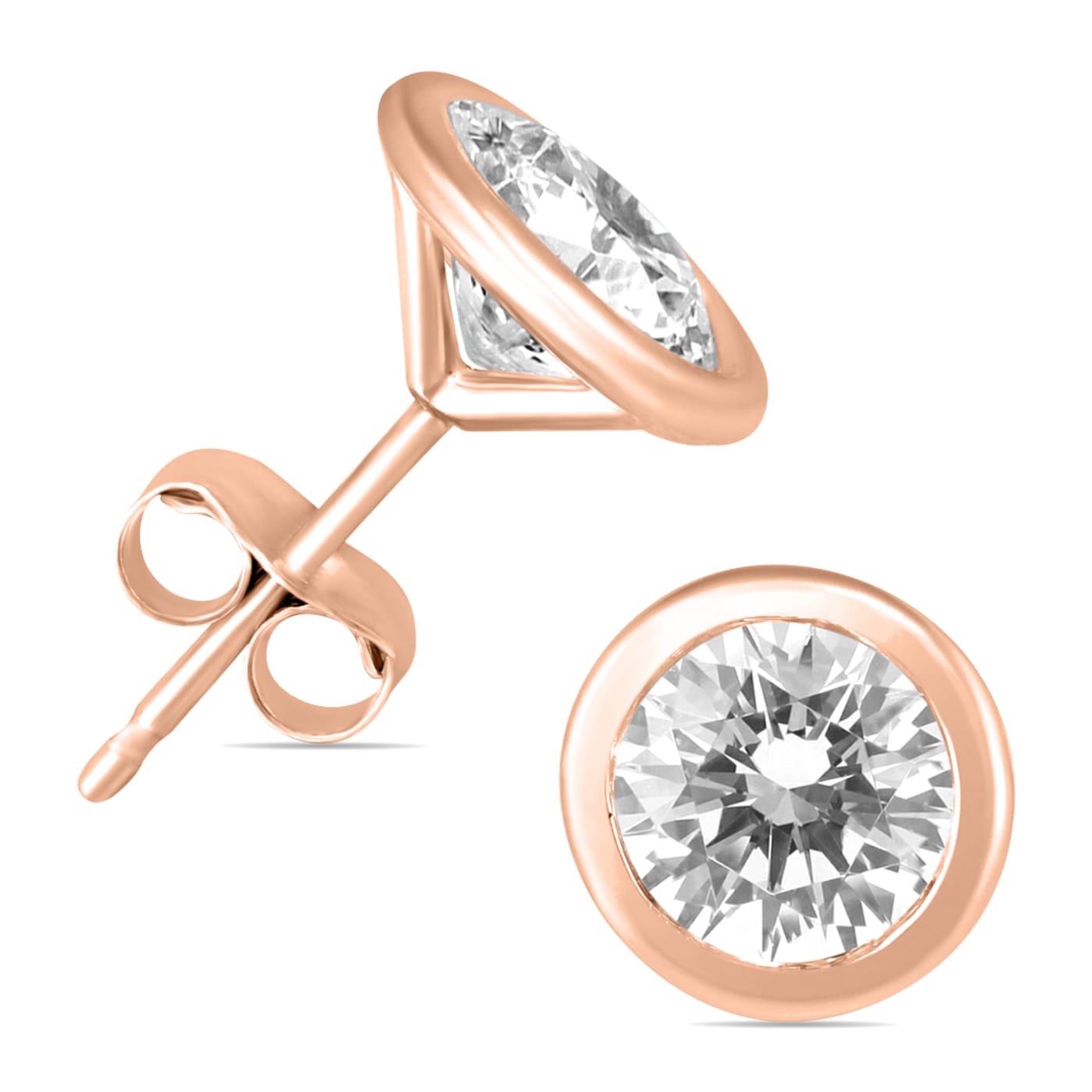 [STONE HENgE] 14K ROSE GOLD☆DAL Earrings StoneHenge DAL 14K Earrings SA24A62T Cubic Zirconia 14K Rose