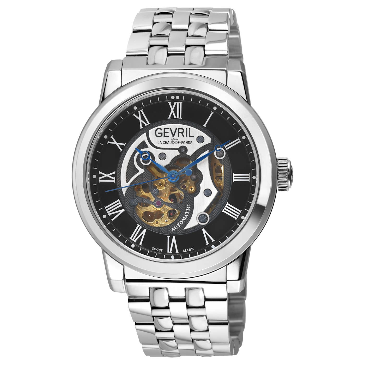 Gevril 22691B Men's Vanderbilt Swiss Automatic Watch - 12WKTA