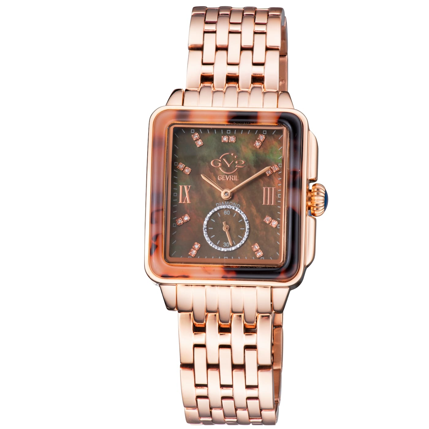 GV2 9249B Women s Bari Tortoise Swiss Quartz Diamond Watch 1BZ2GA