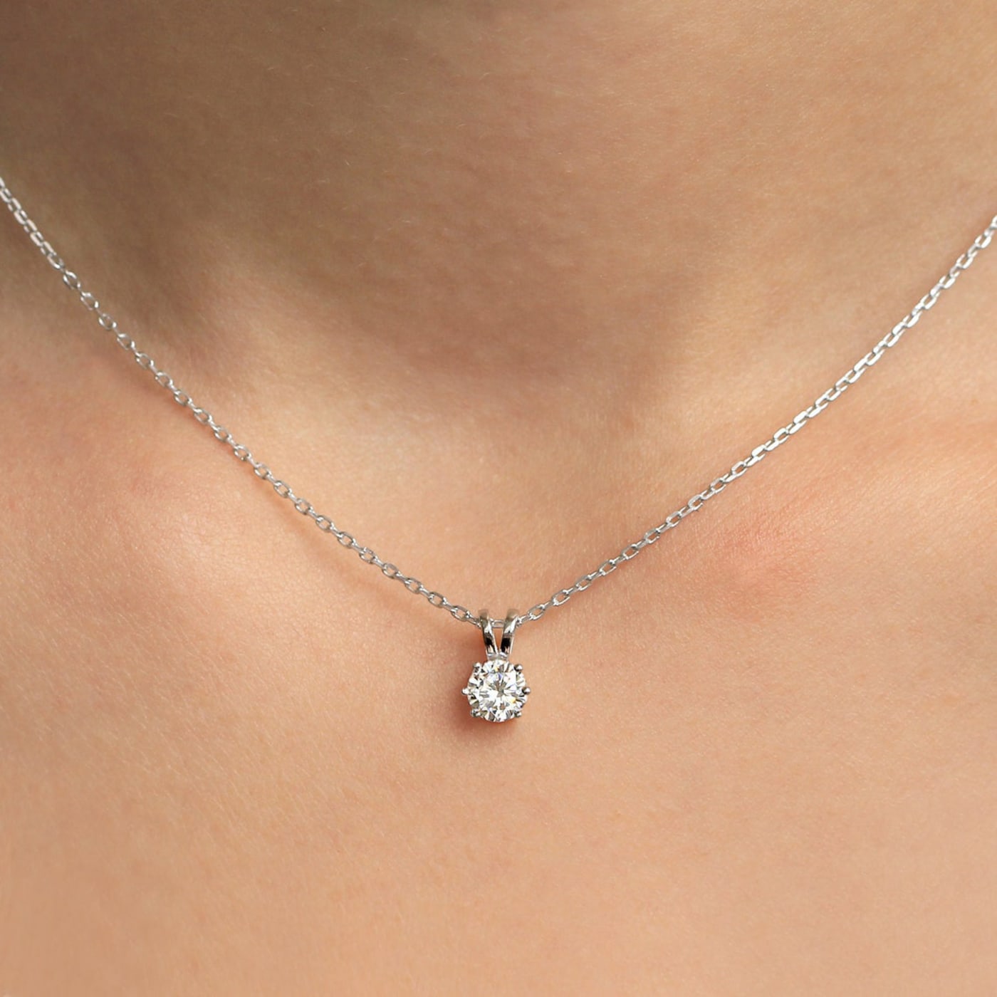1.5 Ct 14K Gold IGI Certified Lab Grown Round Shape 6 Prong 1.5 Ct 14K Gold IGI Certified Lab Grown Round Shape 6 Prong