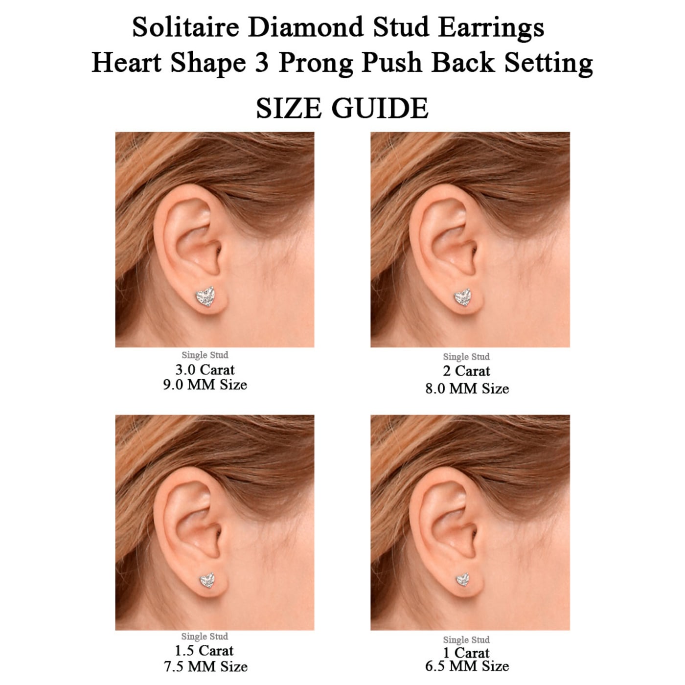The Complete Guide to Stud Earring Sizes – From Tiny to Huge