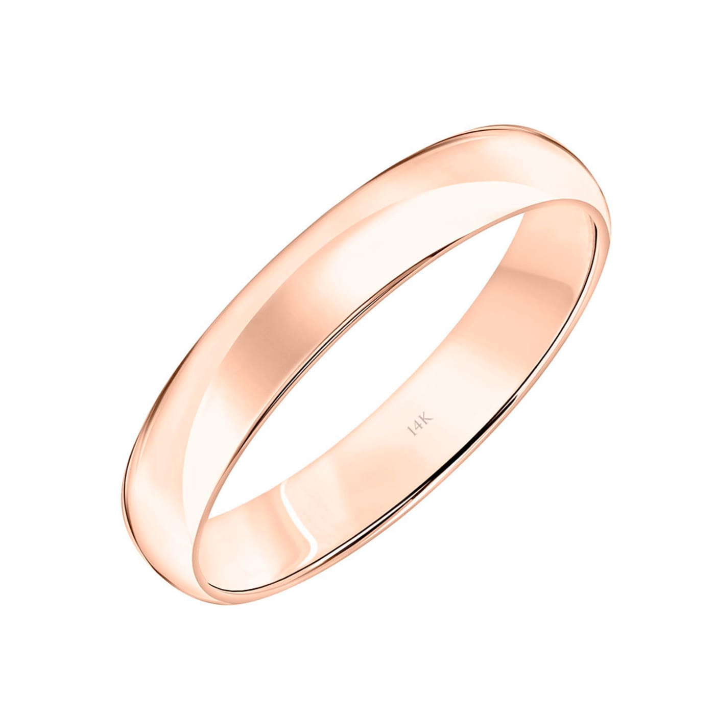 9ct rose discount gold wedding band