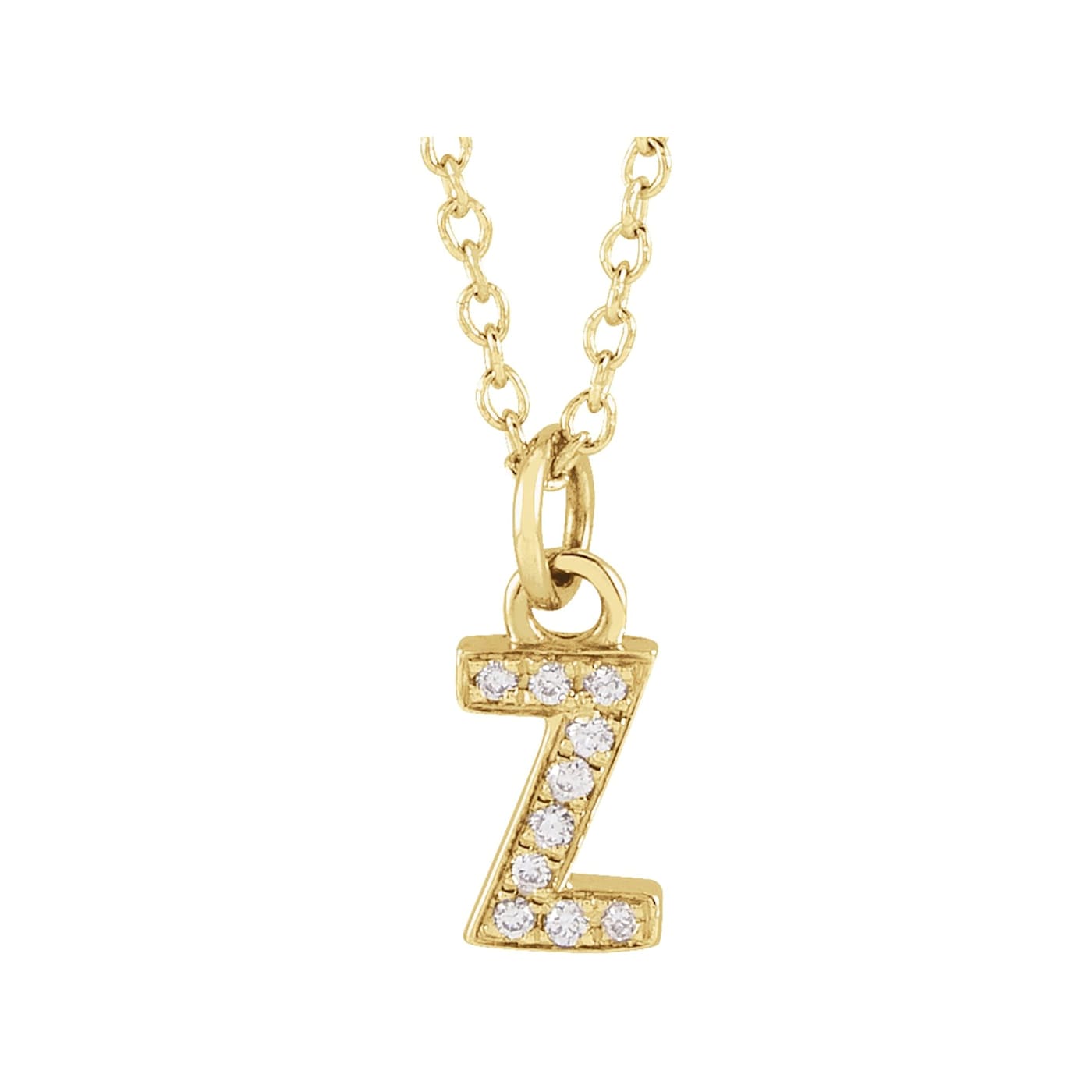 Diamond z outlet necklace