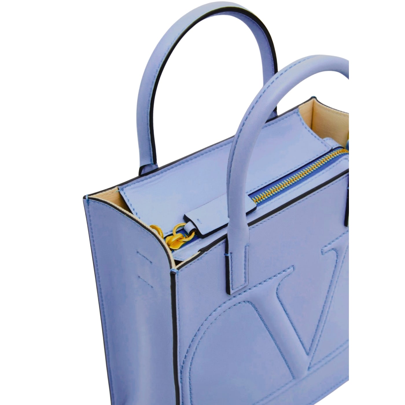 Valentino Garavani VLogo Walk Mini Crossbody Tote Bag Blue