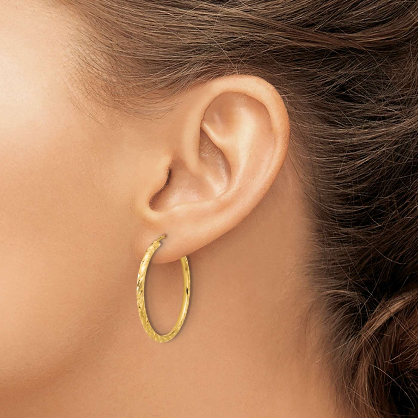 14k Yellow Gold 1 3/16