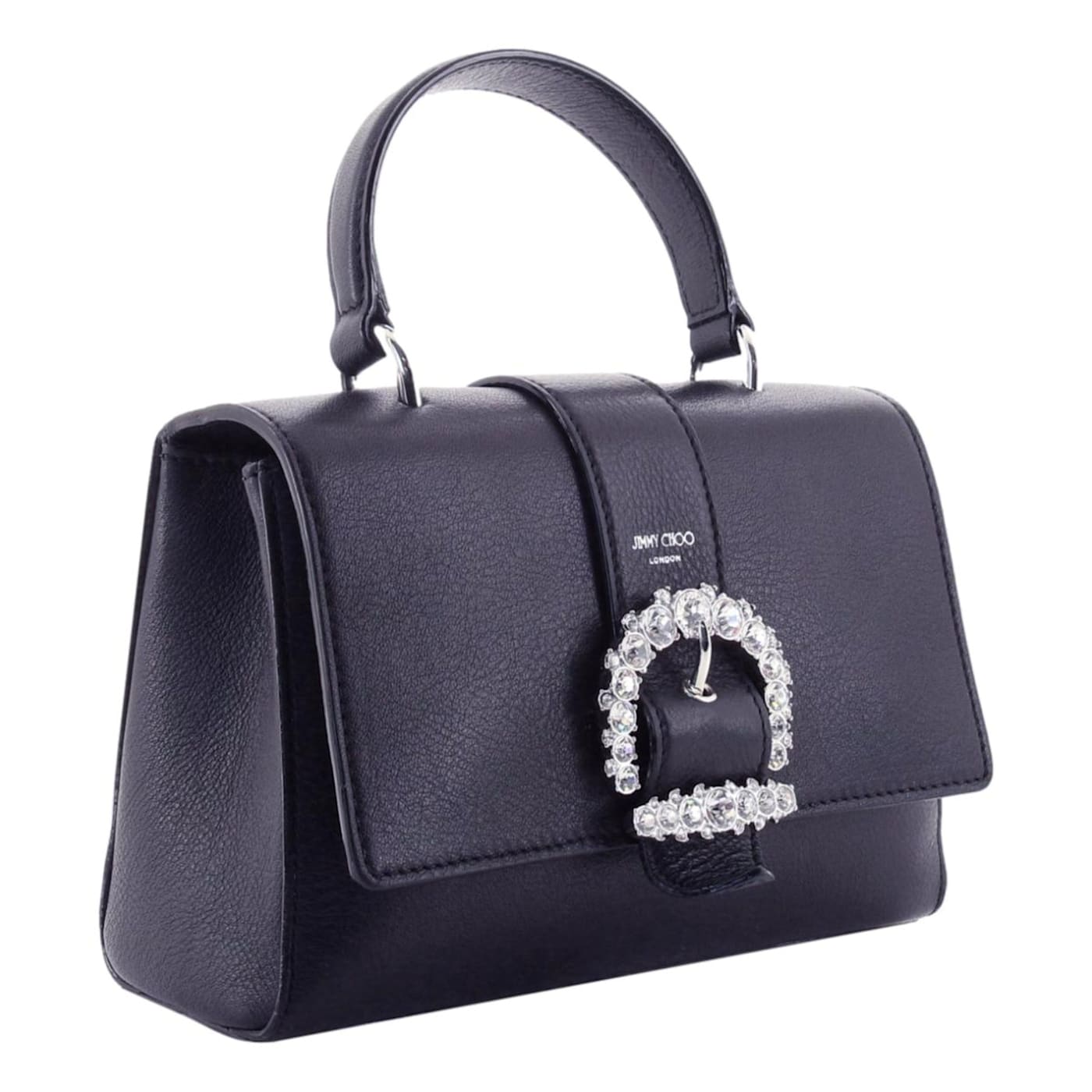 jimmy choo Cheri S 2way bagブルー 保存袋付 JIMMY CHOO CHERI Tote White Milk Calfskin Leather Blue