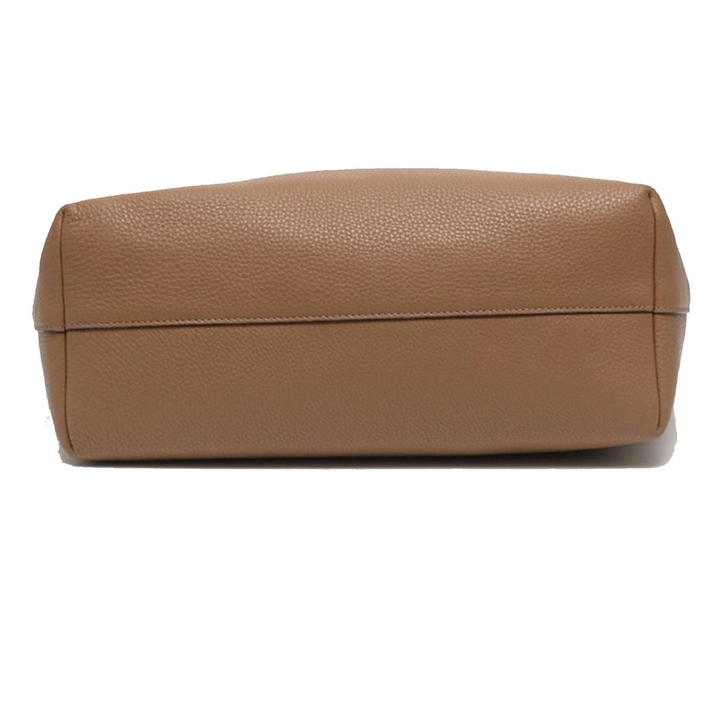 Prada Vitello Phenix Cognac Brown Shopping Tote Bag - 197SRA