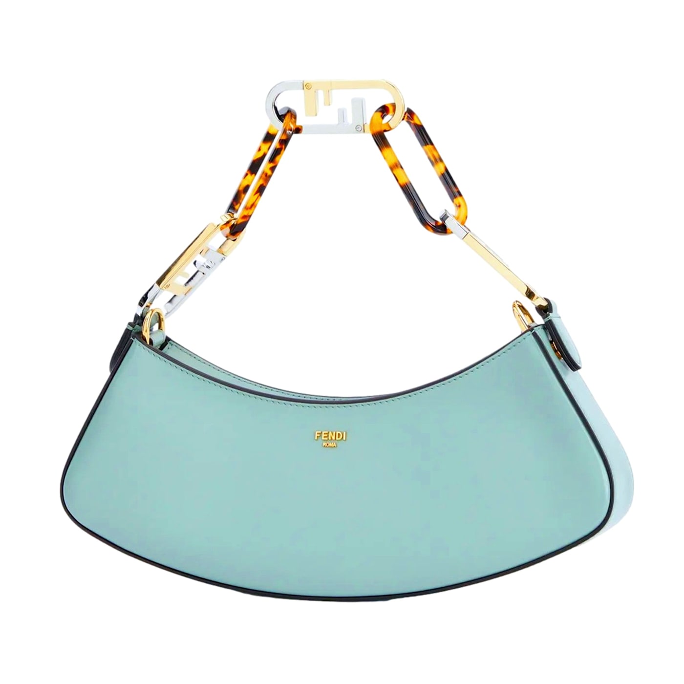 ハンドバッグ FENDI HAND BAG (8BH425AS3B F17A1) Fendi - Fendi O'Lock handbag blue - The Corner