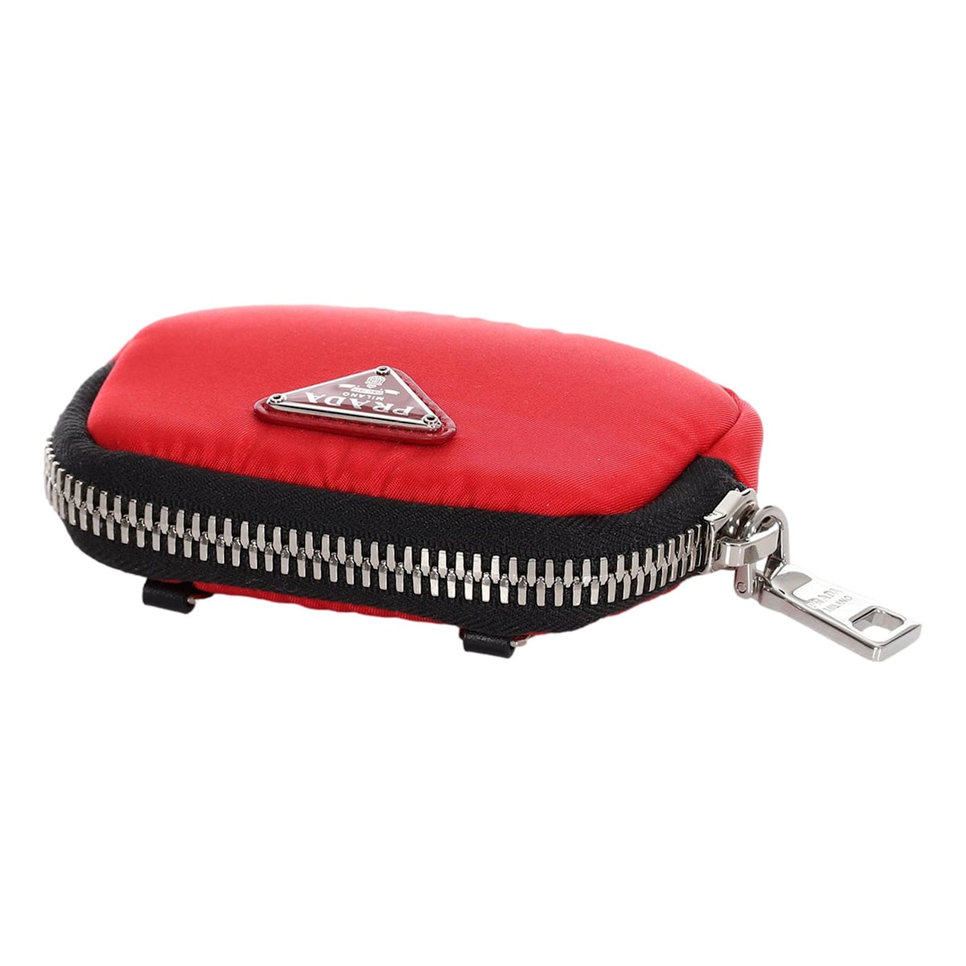 Prada Tessuto Red Nylon Cargo Mini Pouch on Lanyard Neck Bag Prada Tessuto Red Nylon Cargo Mini Pouch on Lanyard Neck Bag