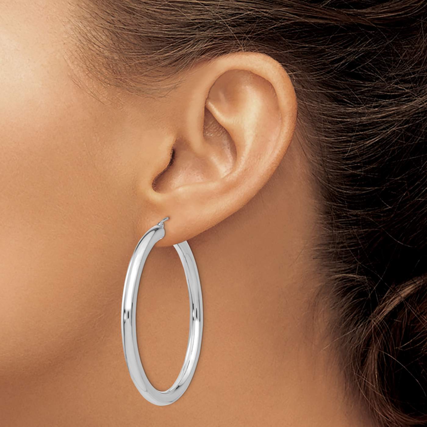 Rhodium Over 14k White Gold Polished 1 15/16