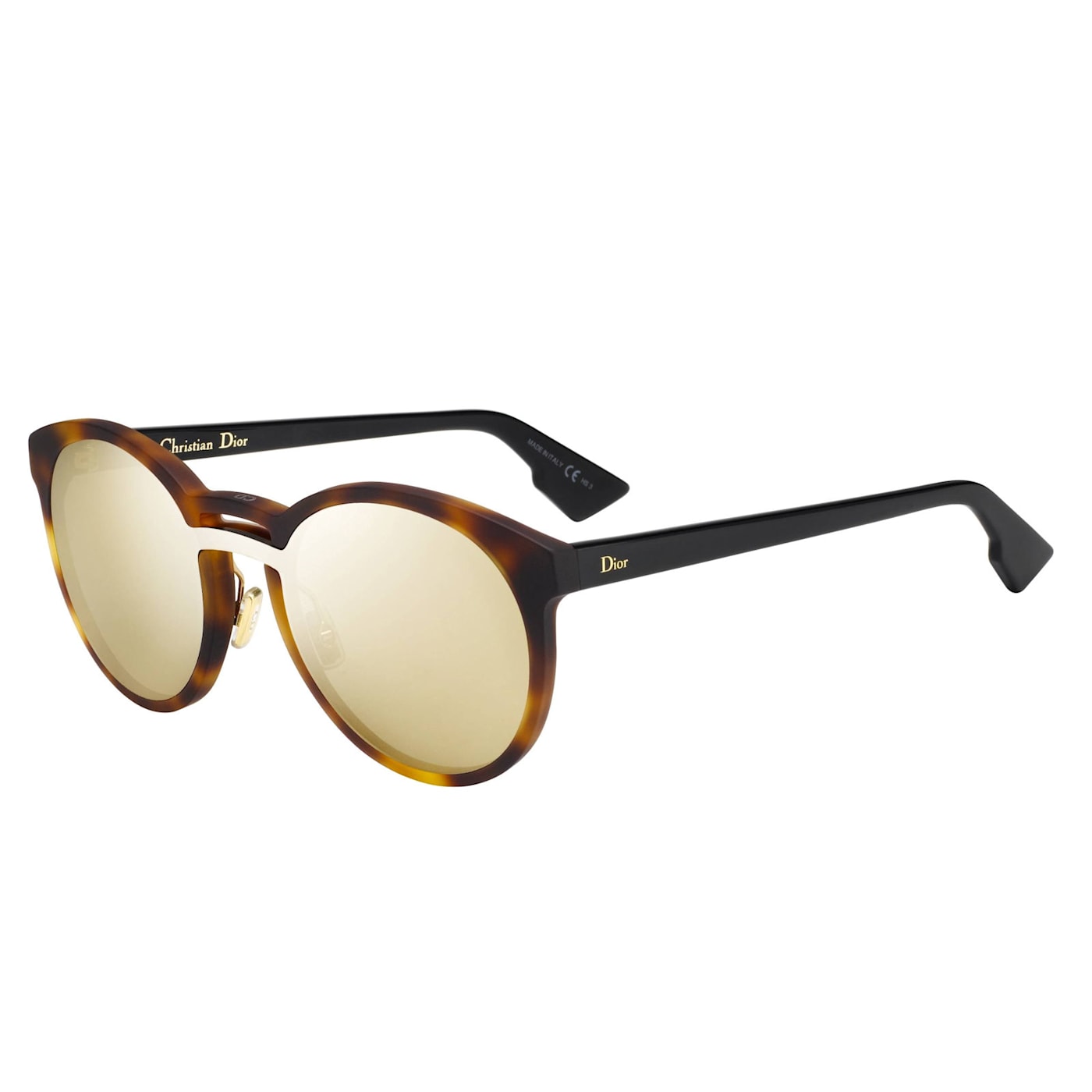 【正規品新品未使用】Dior PROMENADE3 THE HAVANA Christian Dior DIORONDE 1 Dark Havana Black Frame / Ivory