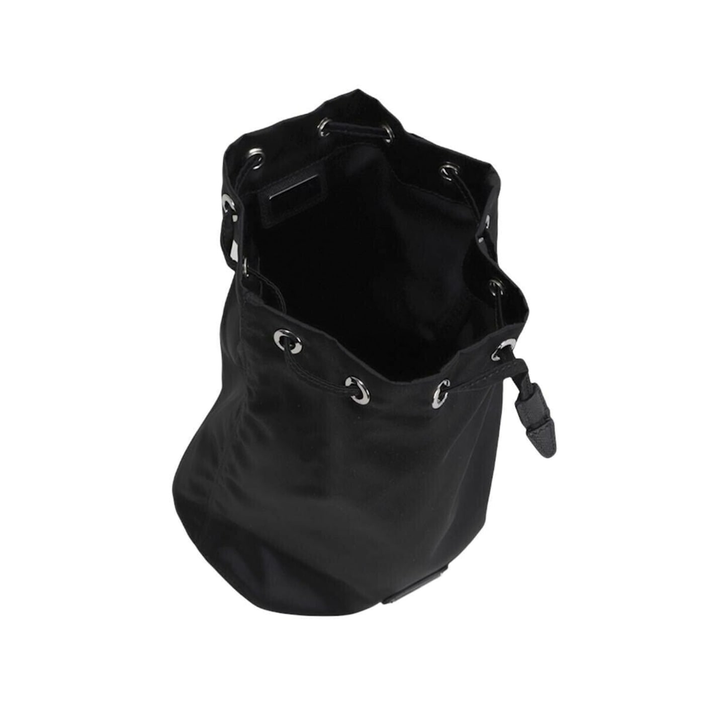 Amazon.com: Prada Black Nylon and Leather Drawstring Pouch