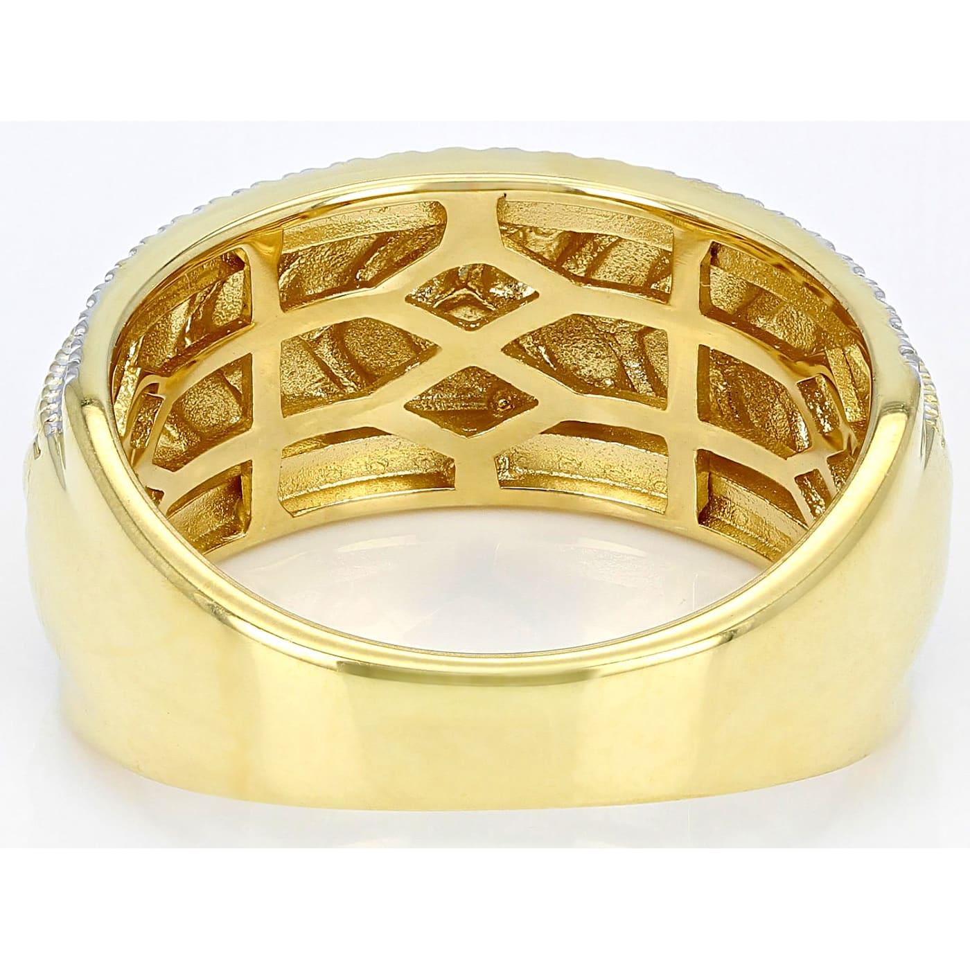 9ct Gold Diamond Signet Gents Ring | Goldmark (AU)