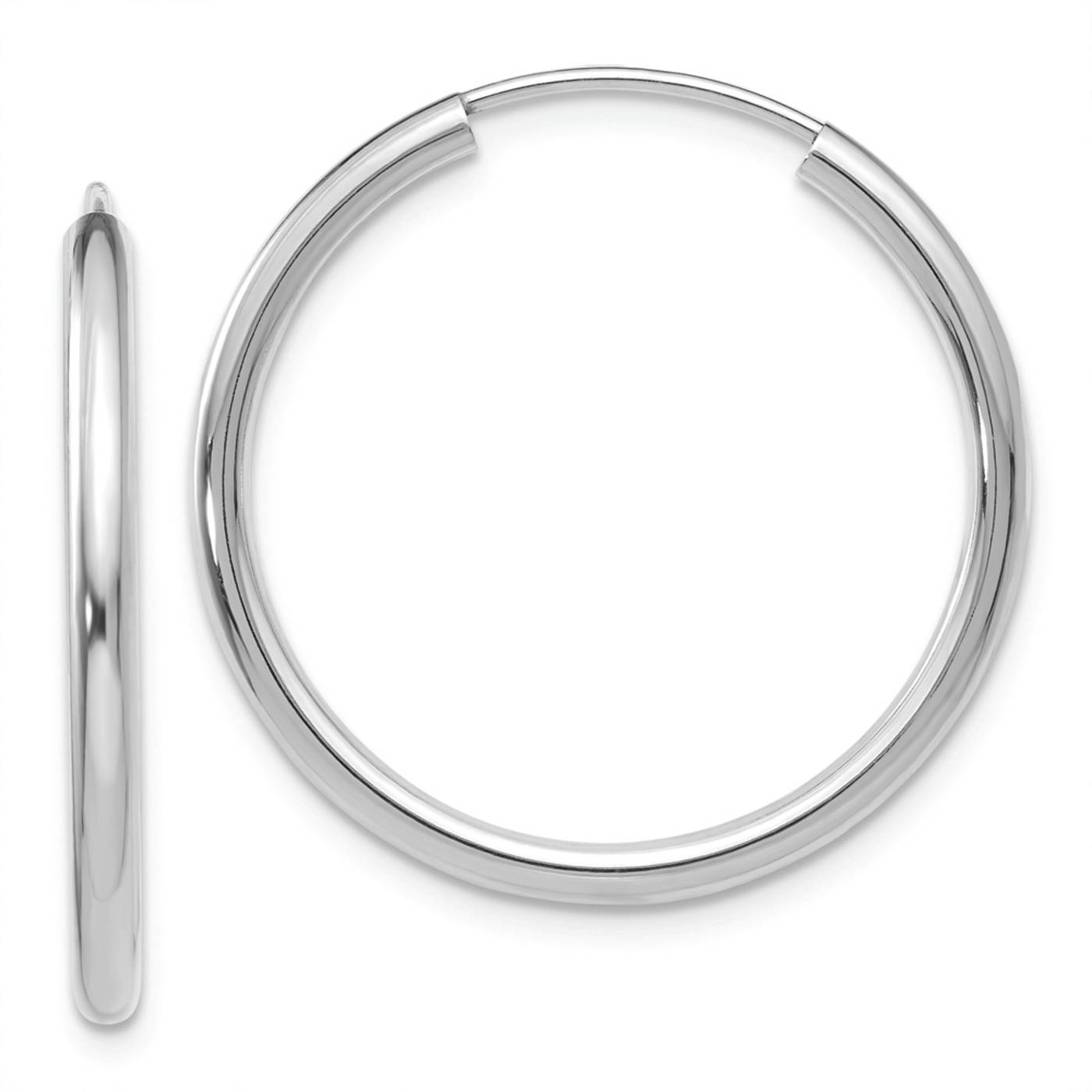 Rhodium Over 14k White Gold 1/1