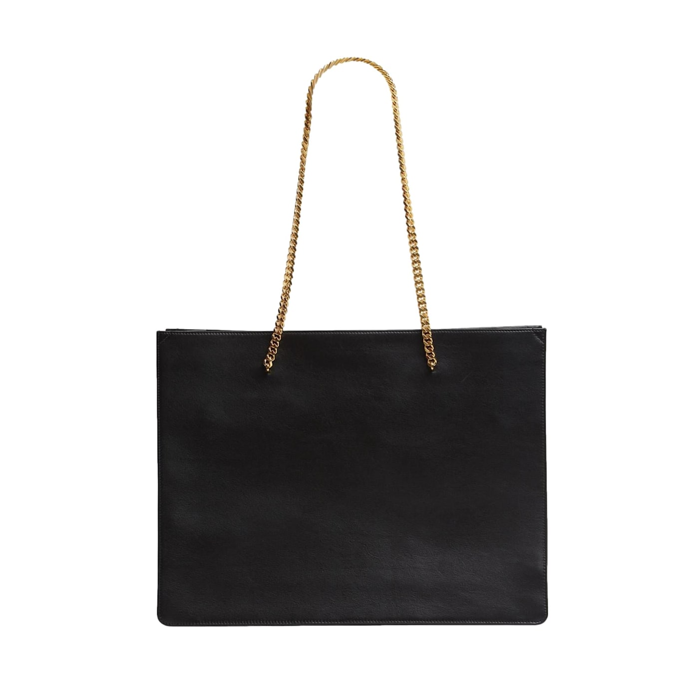 トートバッグ SAINT LAURENT Shoulder Bag Saint Laurent Siena Ultra Lux Black Calf Leather Chain