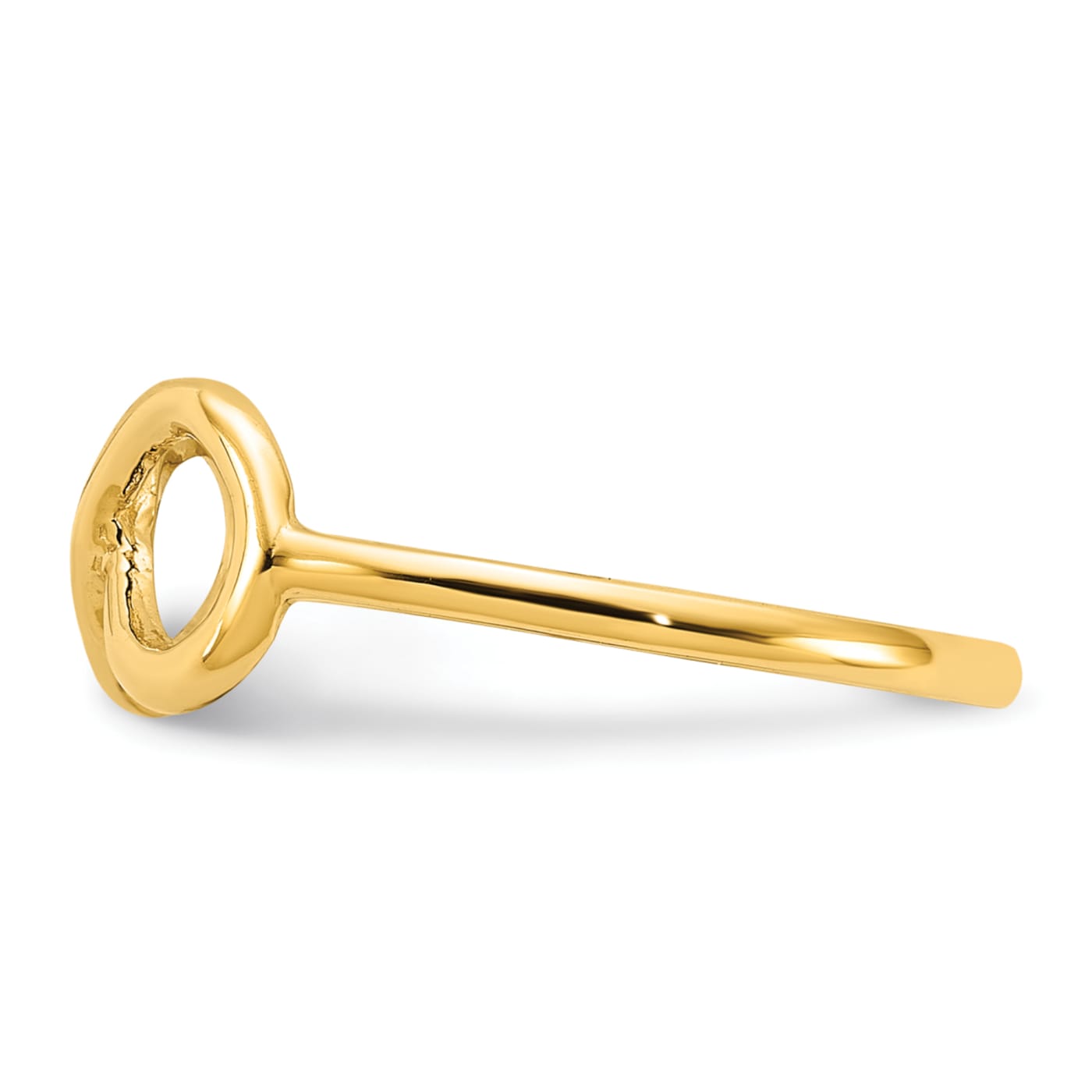 14K Yellow Gold Polished Infinity Ring - 12937A