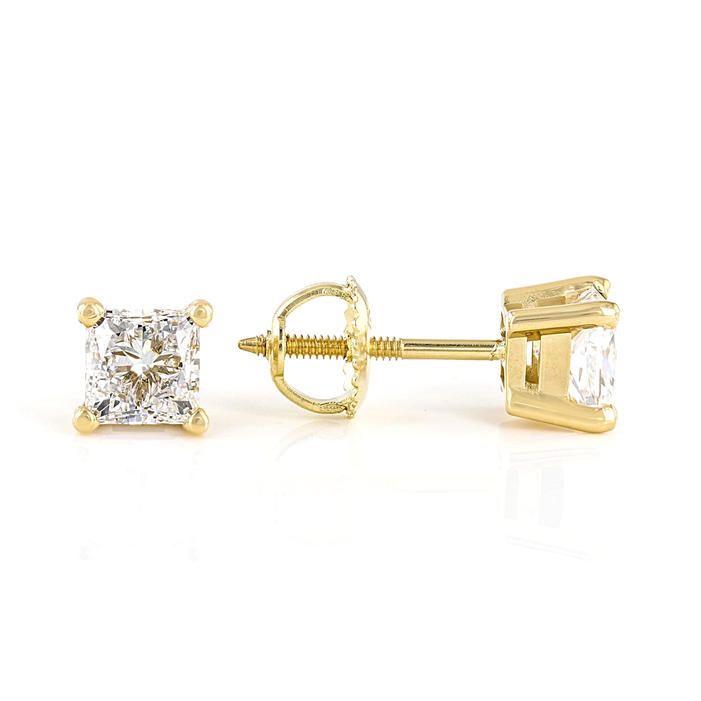 4.07 carat VS1 Fancy Light Yellow Matched Canary Diamond Stud Earrings (GIA  Certified, Yellow Gold) — Shreve, Crump & Low