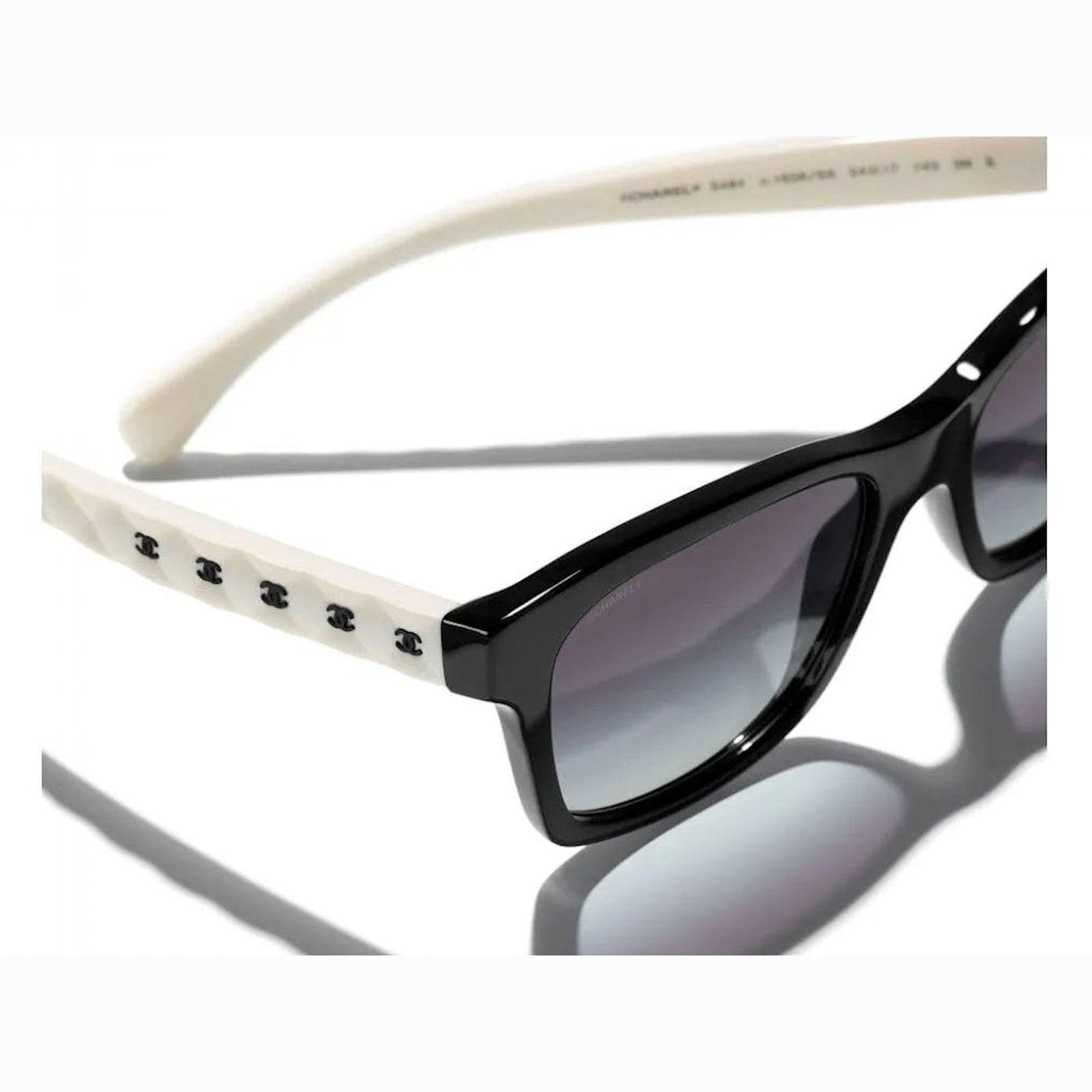 Chanel sunglasses black and white frame shop