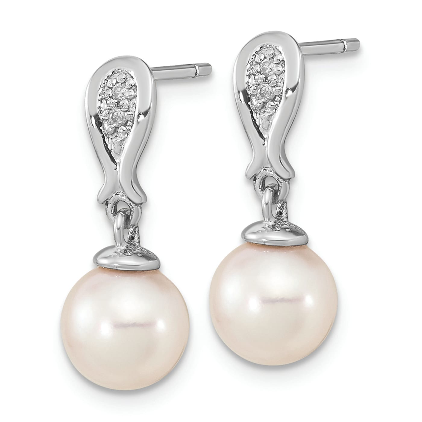 送税込【AMY O】Double Micro-Diamond Threader Earrings 国内発 Diamond-Dot-Threader_64-