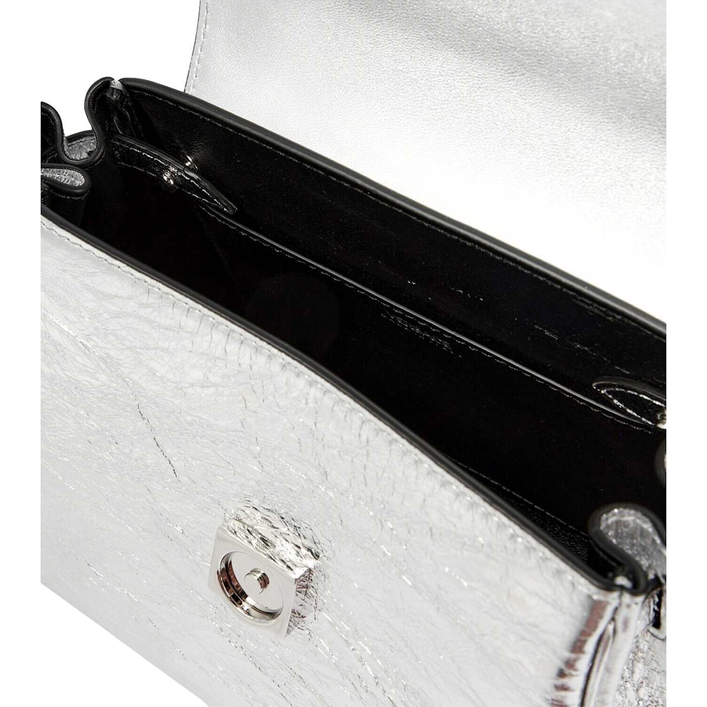 ショルダーバッグ・ポシェット VERSACE Wallet On Chain - Versace - Leather - Silver VERSACE Palazzo Crystal Chain Evening Bag Silver 1368264