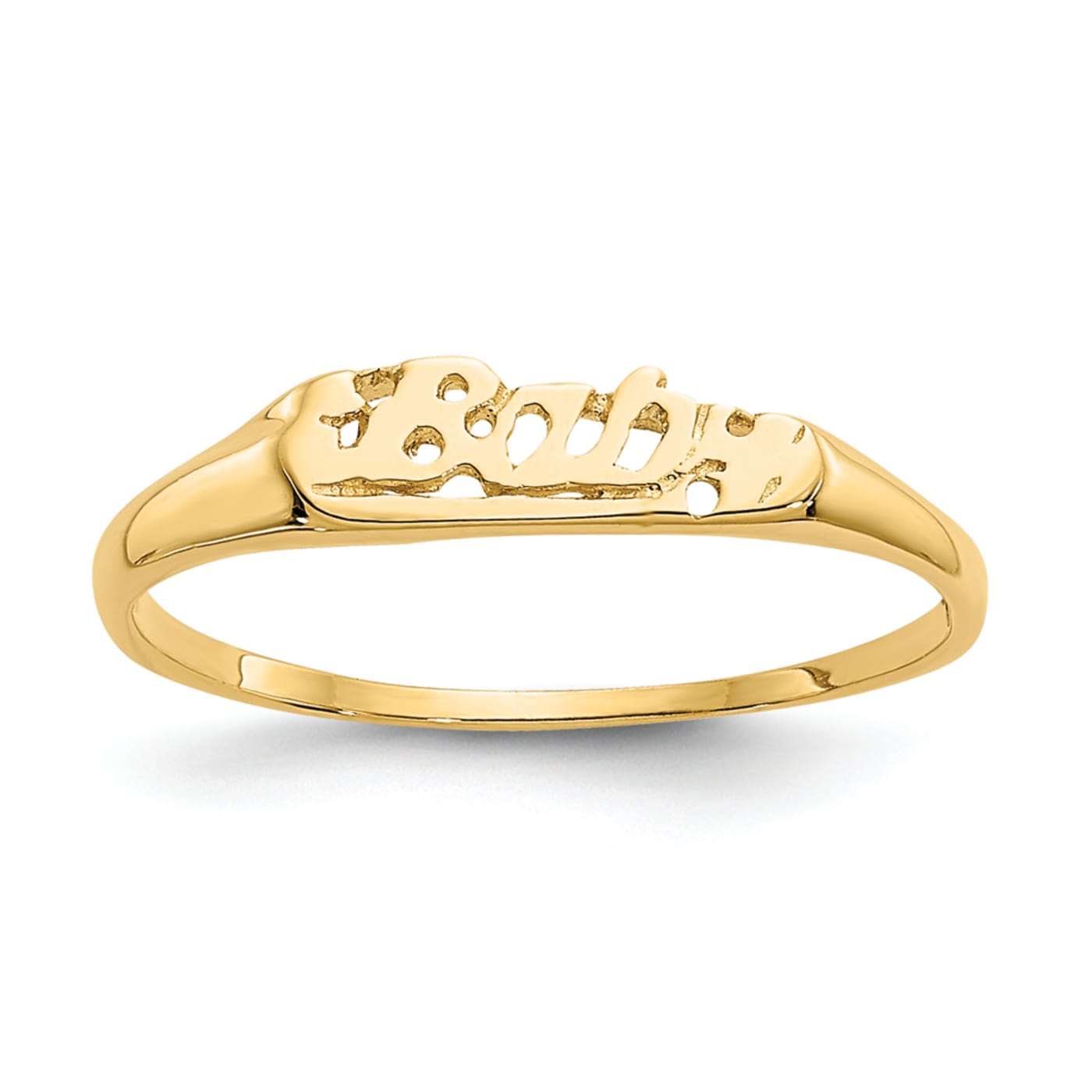 14K Yellow Gold Baby Ring - 11P9DA 14K Yellow Gold Baby Ring - 11P9DA
