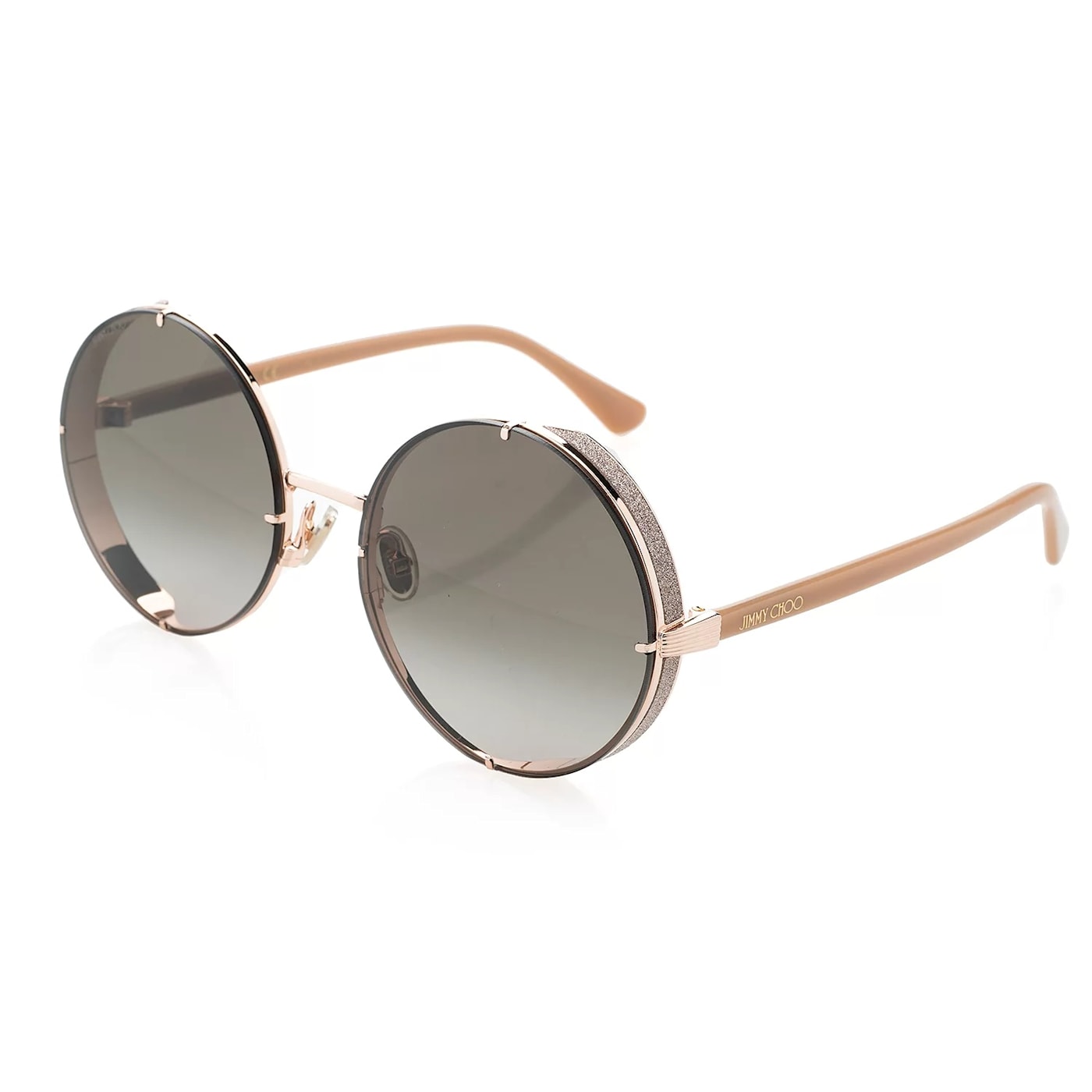 Jimmy Choo Lilo Unisex 58mm Round Frame Sunglasses - 12Z0SB