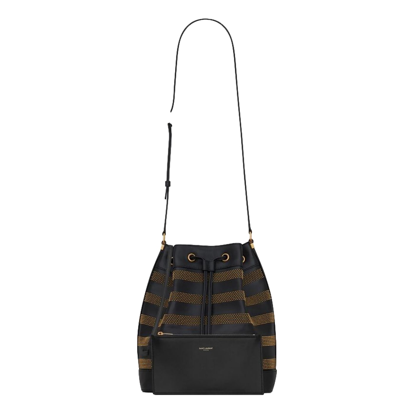 ショルダーバッグ・ポシェット Saint Laurent Leather Bucket Bag SAINT LAURENT - Leather bucket bag | Leam Roma - Luxury