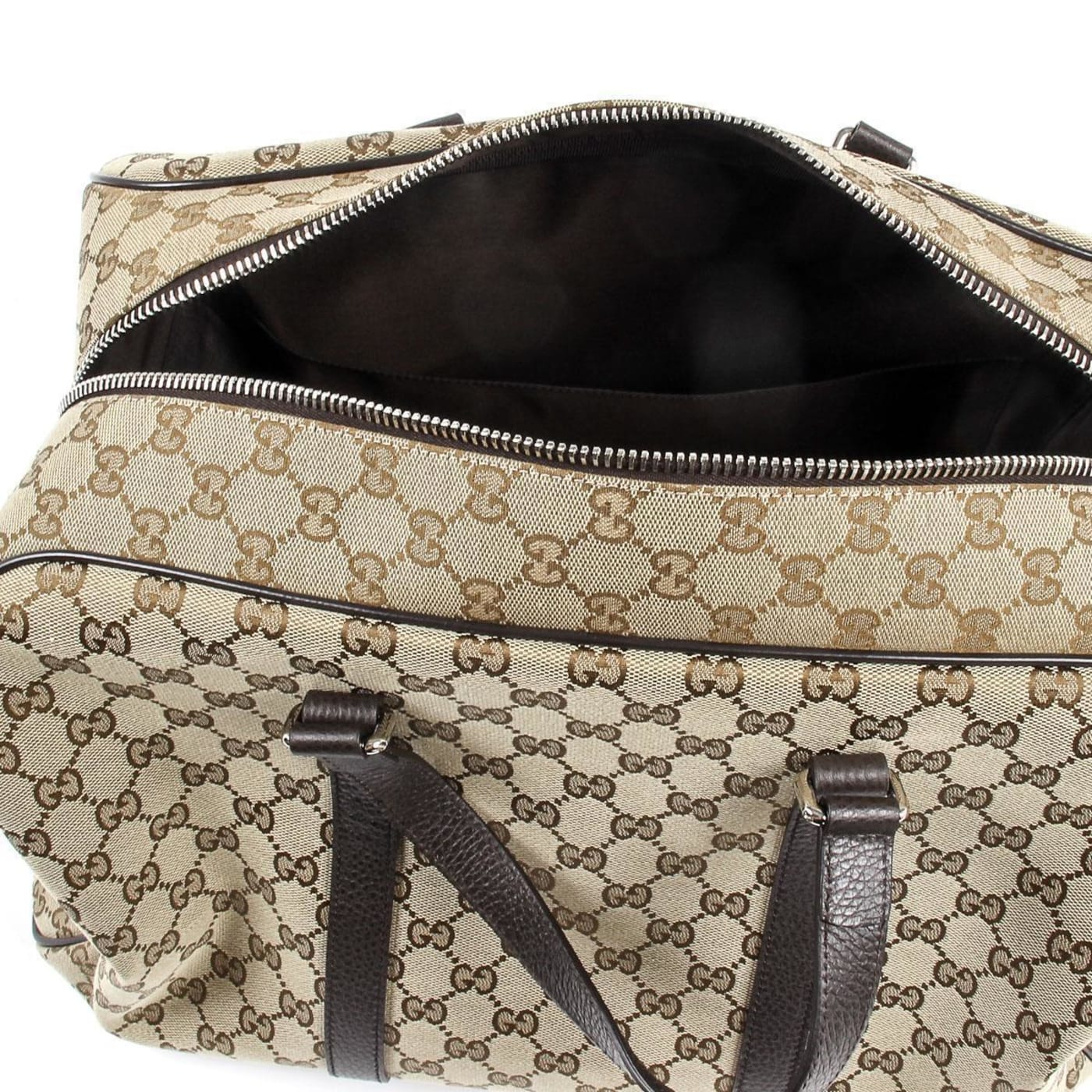 Gucci Unisex Classic Luggage Original GG Canvas Carry On Duffle Travel Bag 174RWA