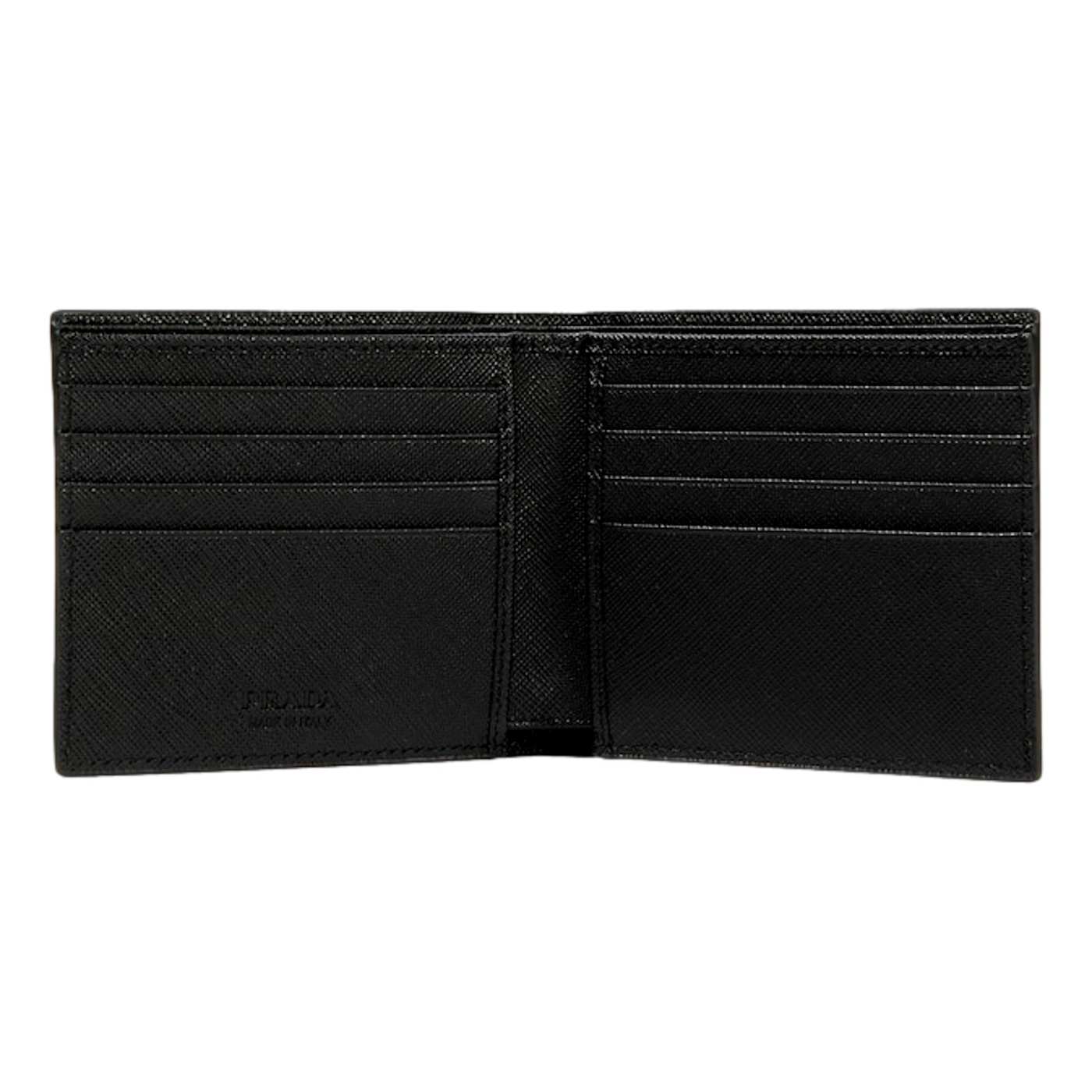 ★PRADA★ Triangle Logo Saffiano Zipper Wallet Black 1ML0182 Prada triangle-logo Saffiano Leather Wallet | Black | FARFETCH