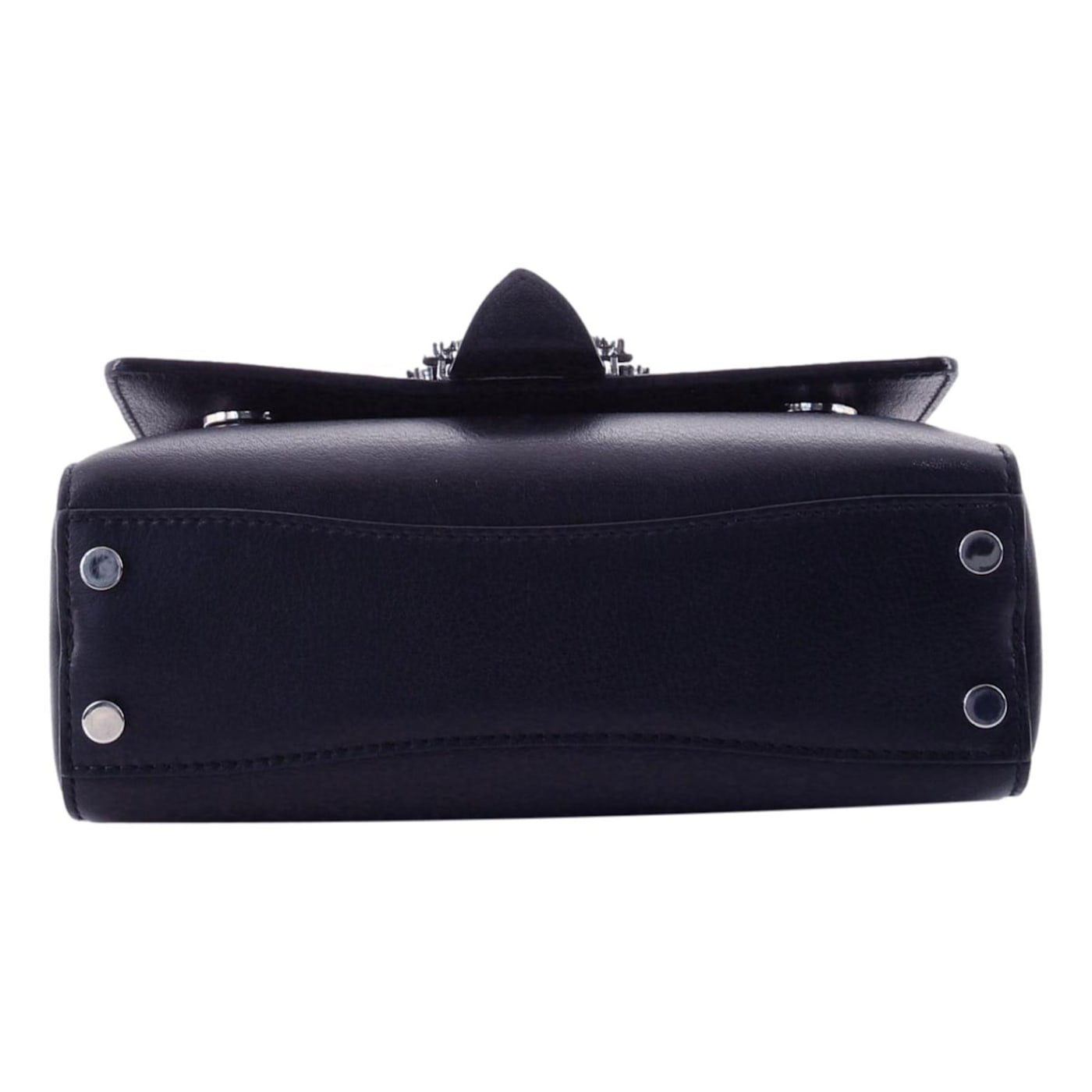 ハンドバッグ JIMMY CHIOO CHERI TOP HANDLE S HANDBAG Chéri Top Handle S |Black Soft Grainy Leather Top Handle Bag