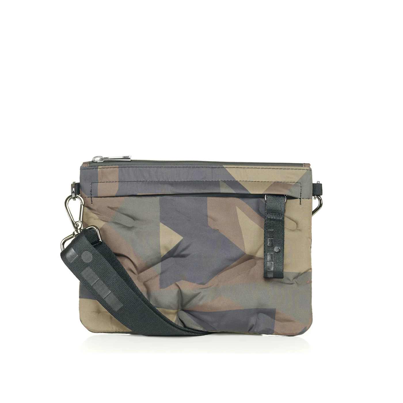 GO Dash Dot Crossbody Belt Handbag in Camo Black