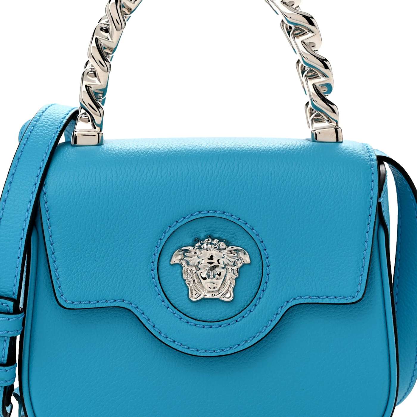 Versace bag blue sale
