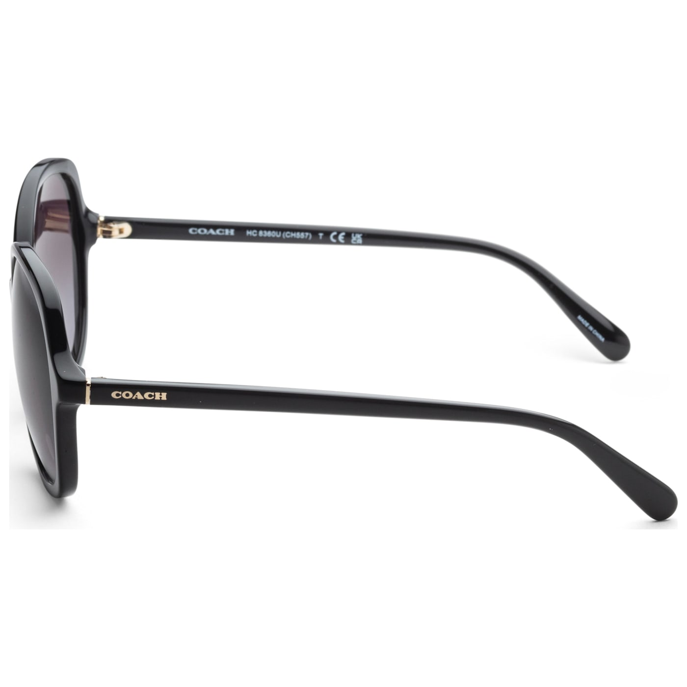 Coach Women s Fashion 57mm Black Sunglasses HC8360U 50028G 57