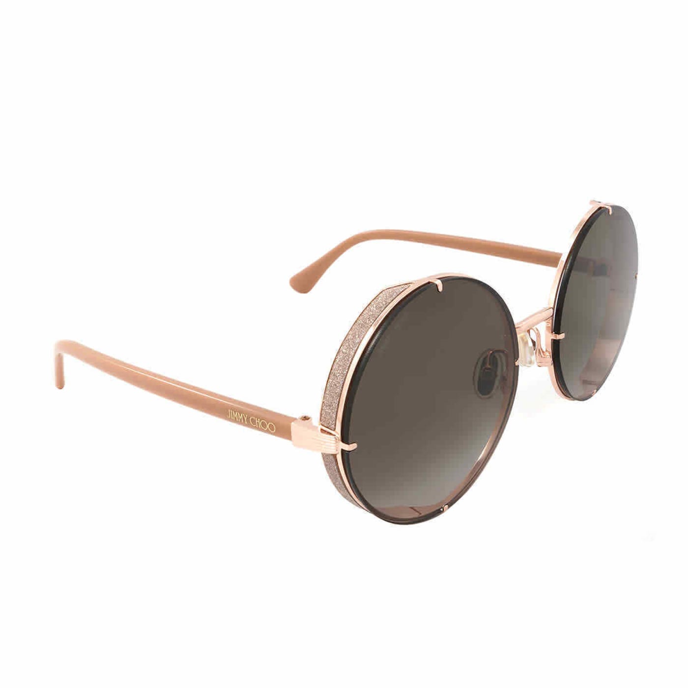Jimmy Choo Lilo Unisex 58mm Round Frame Sunglasses