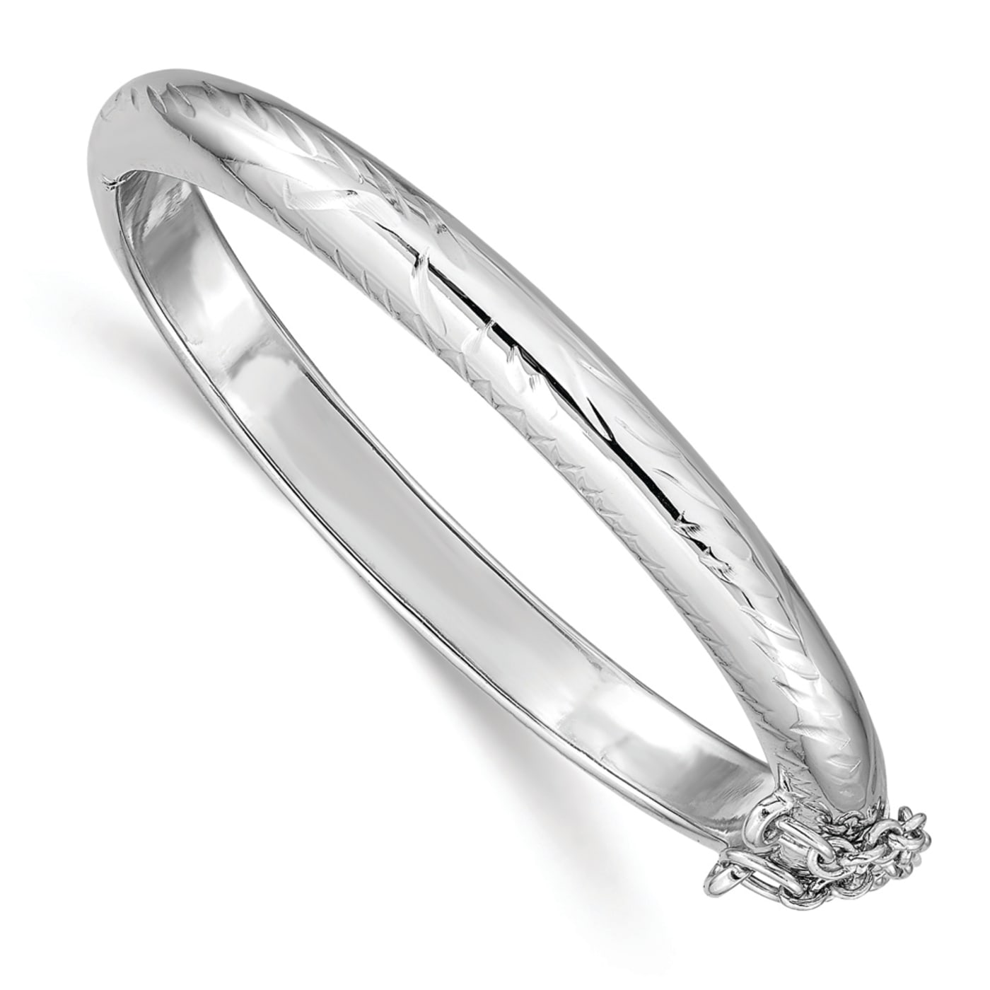 Silver Hook Bangle – PRY