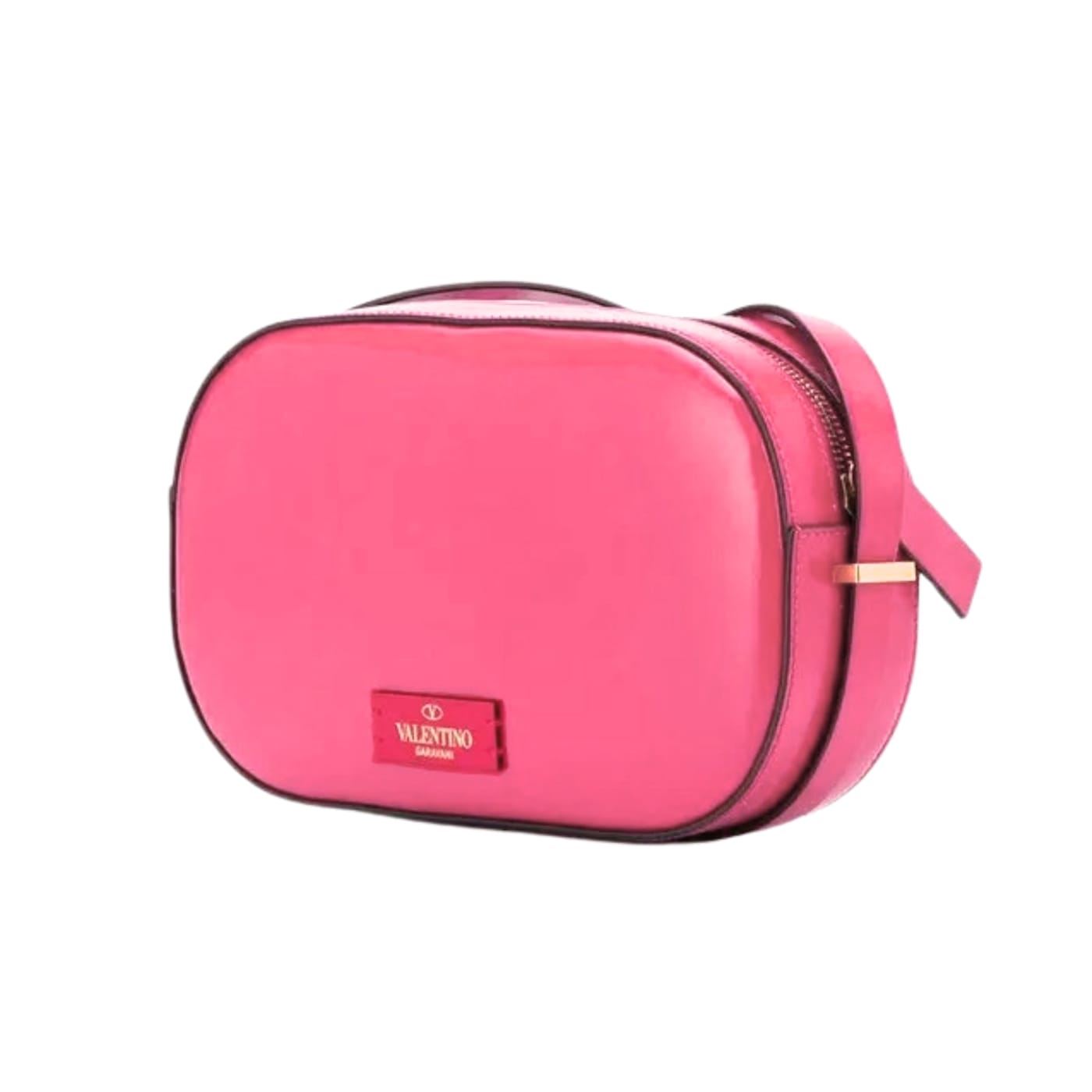 100％本物保証！ Valentino Garavani VLogo Walk Crossbody Bag Pink Calf バッグ
