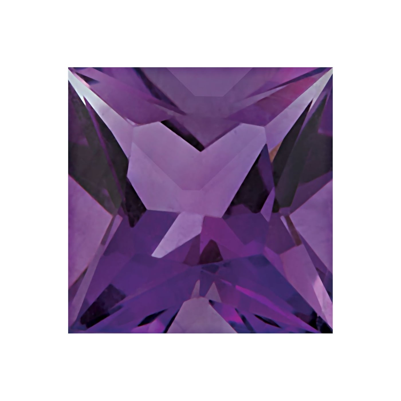 Amethyst hot sale princess cut