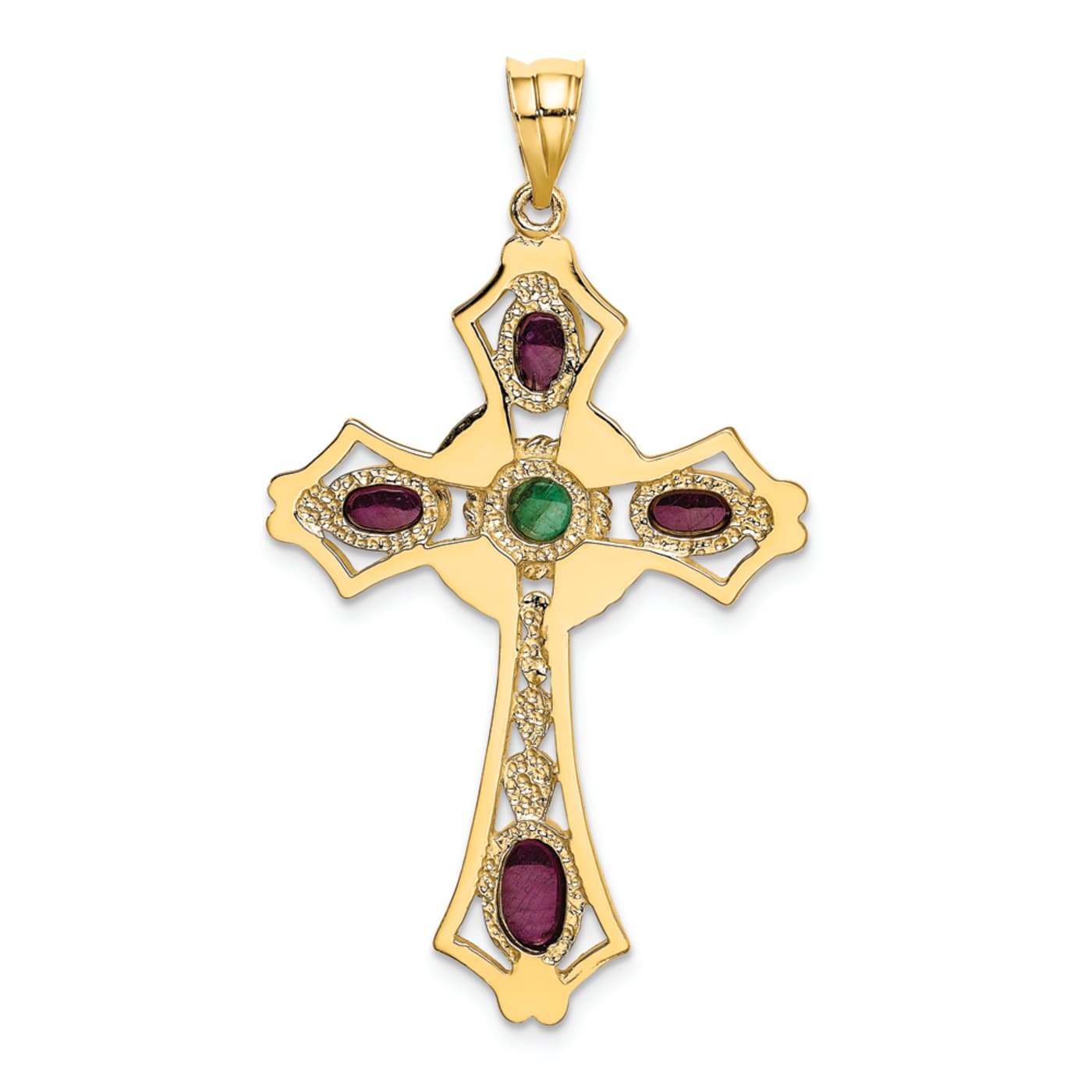 STERLING RUBY CHRON 美品 KARMA Marquise-Cut Lab-created Emerald, White Lab-Created Sapphire