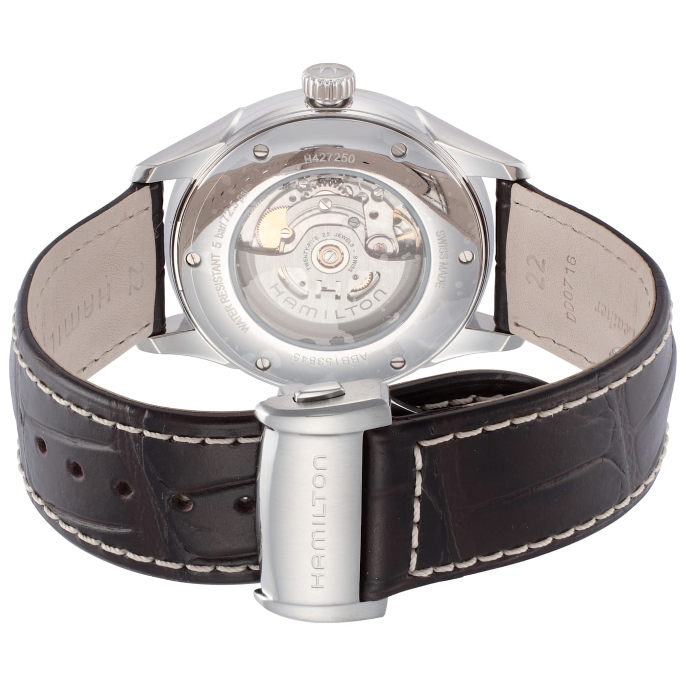 Hamilton Men's Khaki Field Black Dial Ss Leather Quartz Male Watch  H68551733 : Amazon.in: Fashion