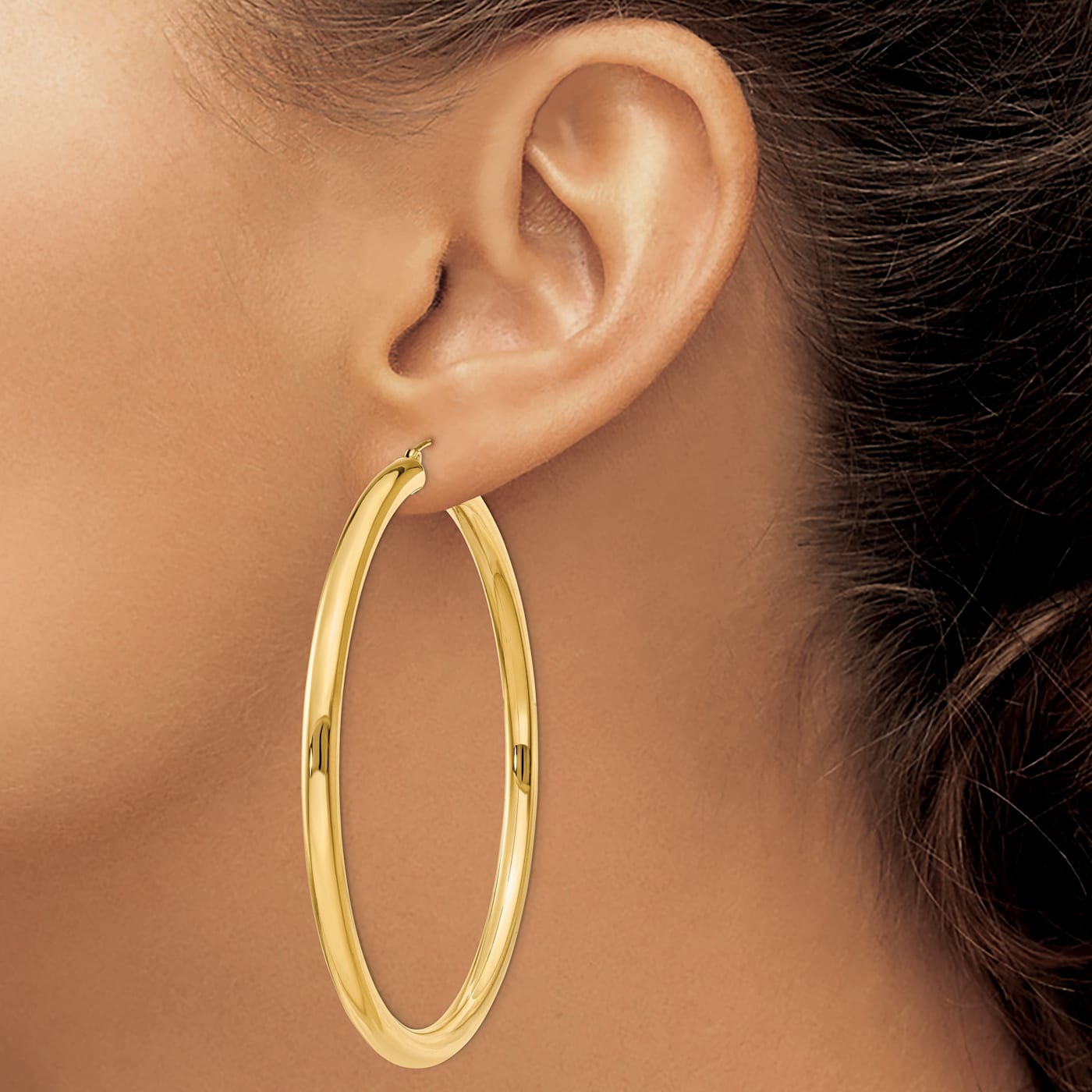 14k Yellow Gold Polished 2 9/16