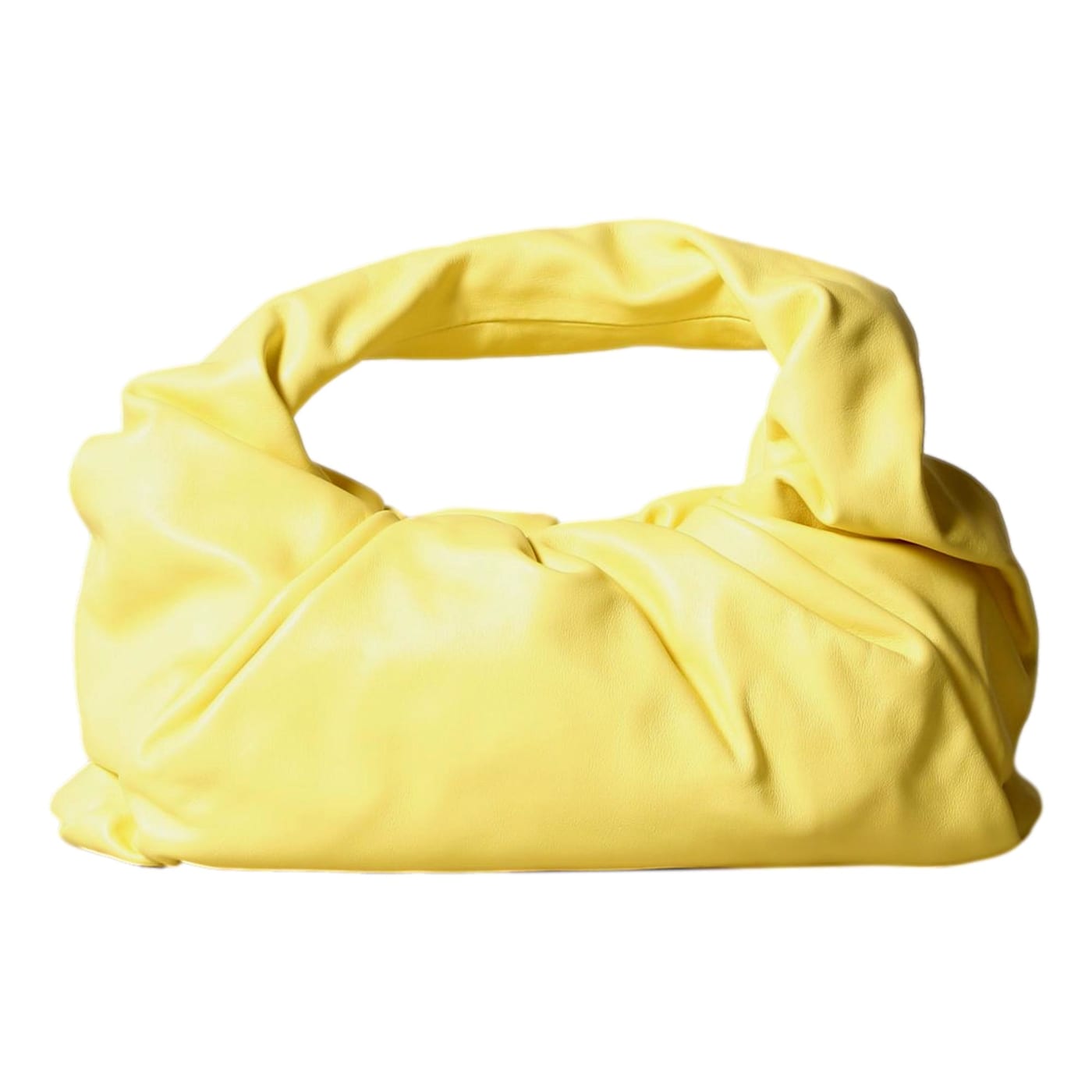 【関税&送料込】Bottega Veneta Yellow Nappa Leather And 925 Bottega Veneta Yellow Intrecciato Woven Nappa Leather Duo