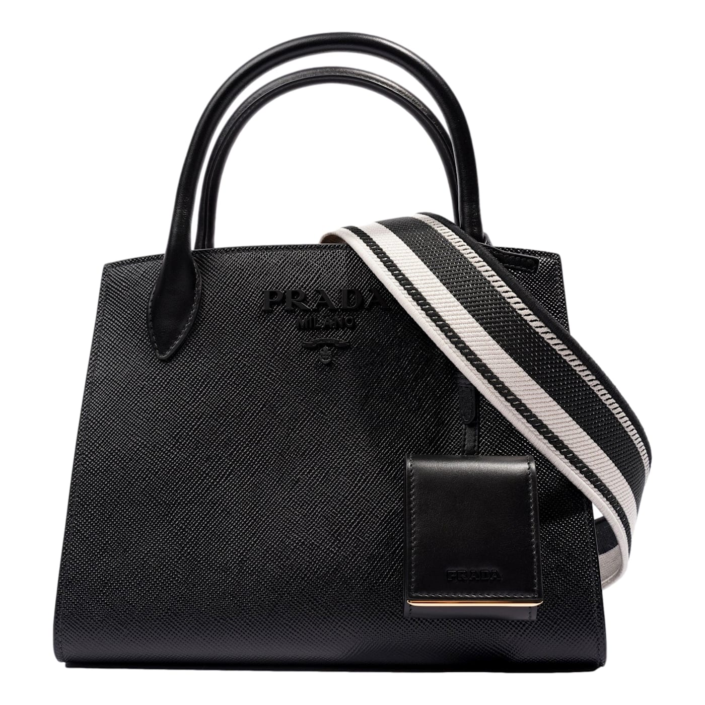 Prada large monochrome tote store