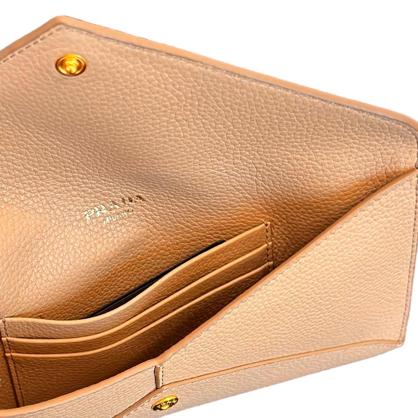 ★PRADA★ 23FW Women's Vitello Gold Logo Zipper Long Wallet ☆PRADA☆ 23FW Women's Vitello Gold Logo Zipper Long Wallet