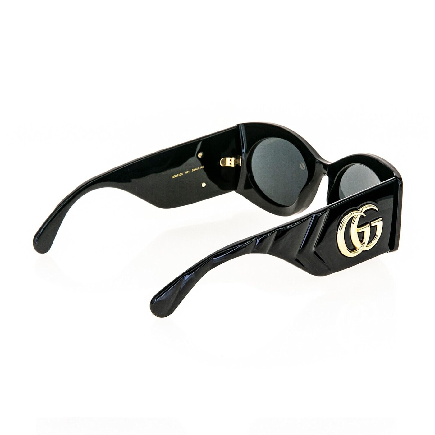 Shop Gucci Outstanding Chain 53MM Round Sunglasses