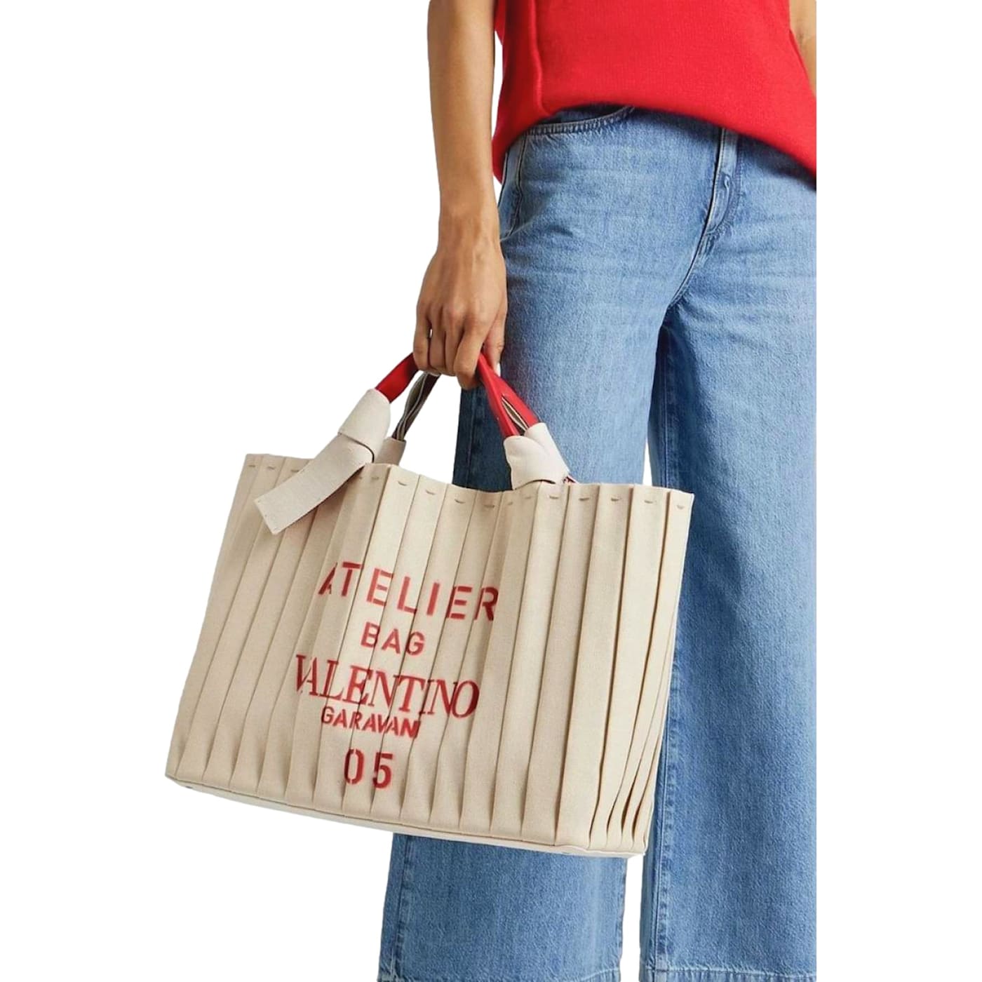 Valentino Garavani 05 Plisse Edition Sac Atelier Large