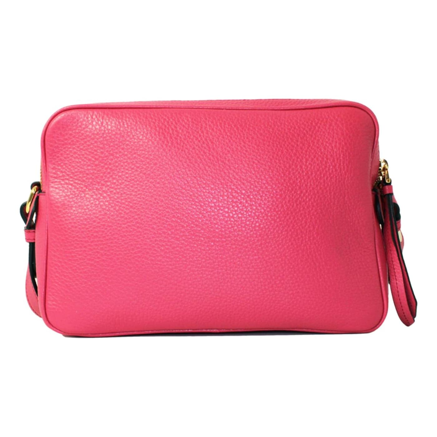Prada Peonia Pink Vitello Phenix Leather Double Zip