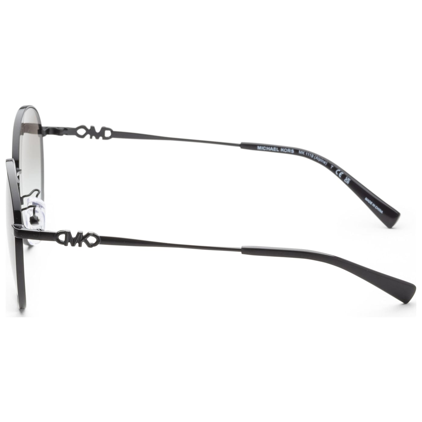 Michael Kors Women s Alpine 57mm Shiny Black Sunglasses MK1119 10058E