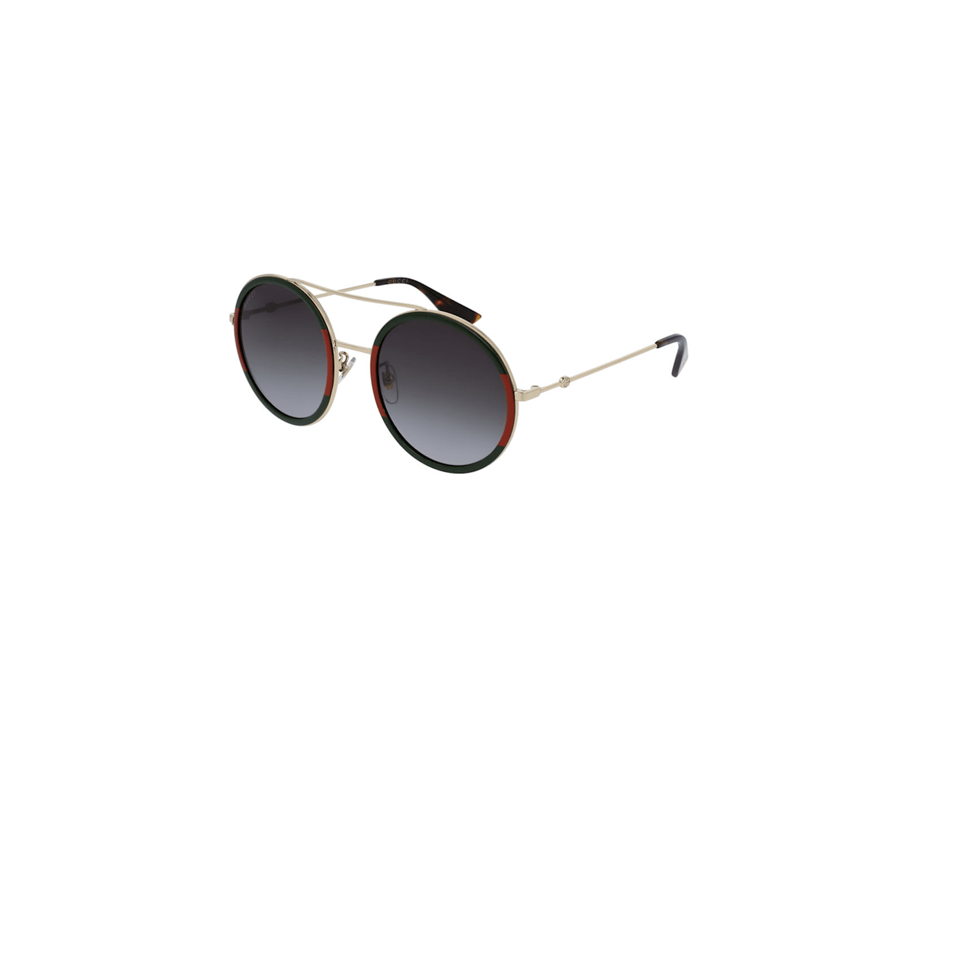 Gucci Gold Green Gradient Women s 56mm Sunglasses GG0061S 003 56 15V10A